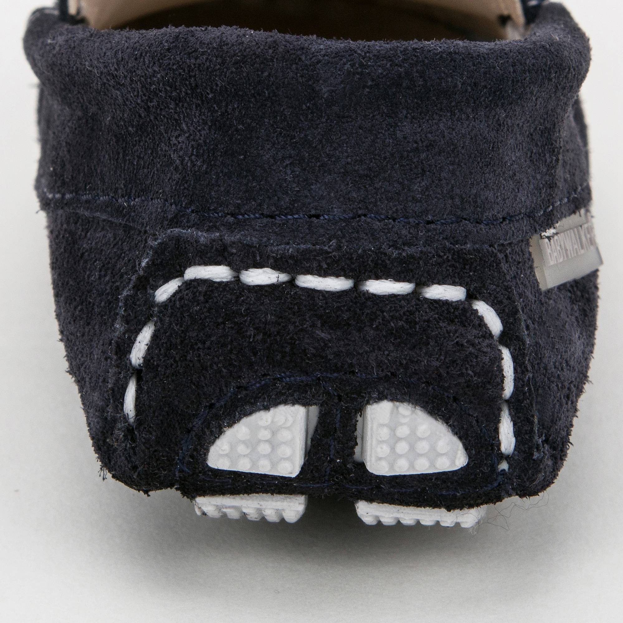Boys & Girls Navy Blue Suede Leather Tasselled Loafers