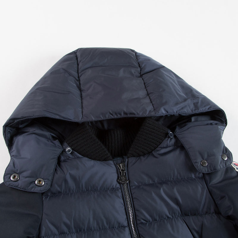 Girls Navy Blue 'Blois' Down Padded Coat