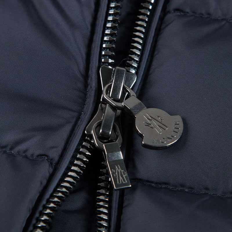 Girls Navy Blue 'Blois' Down Padded Coat