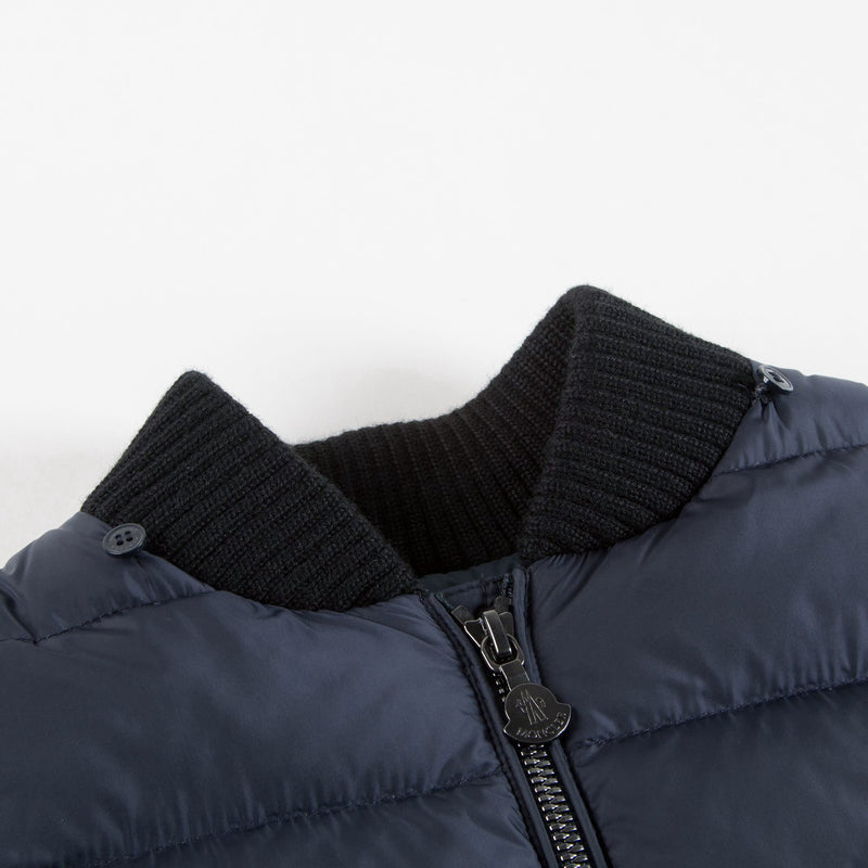 Girls Navy Blue 'Blois' Down Padded Coat