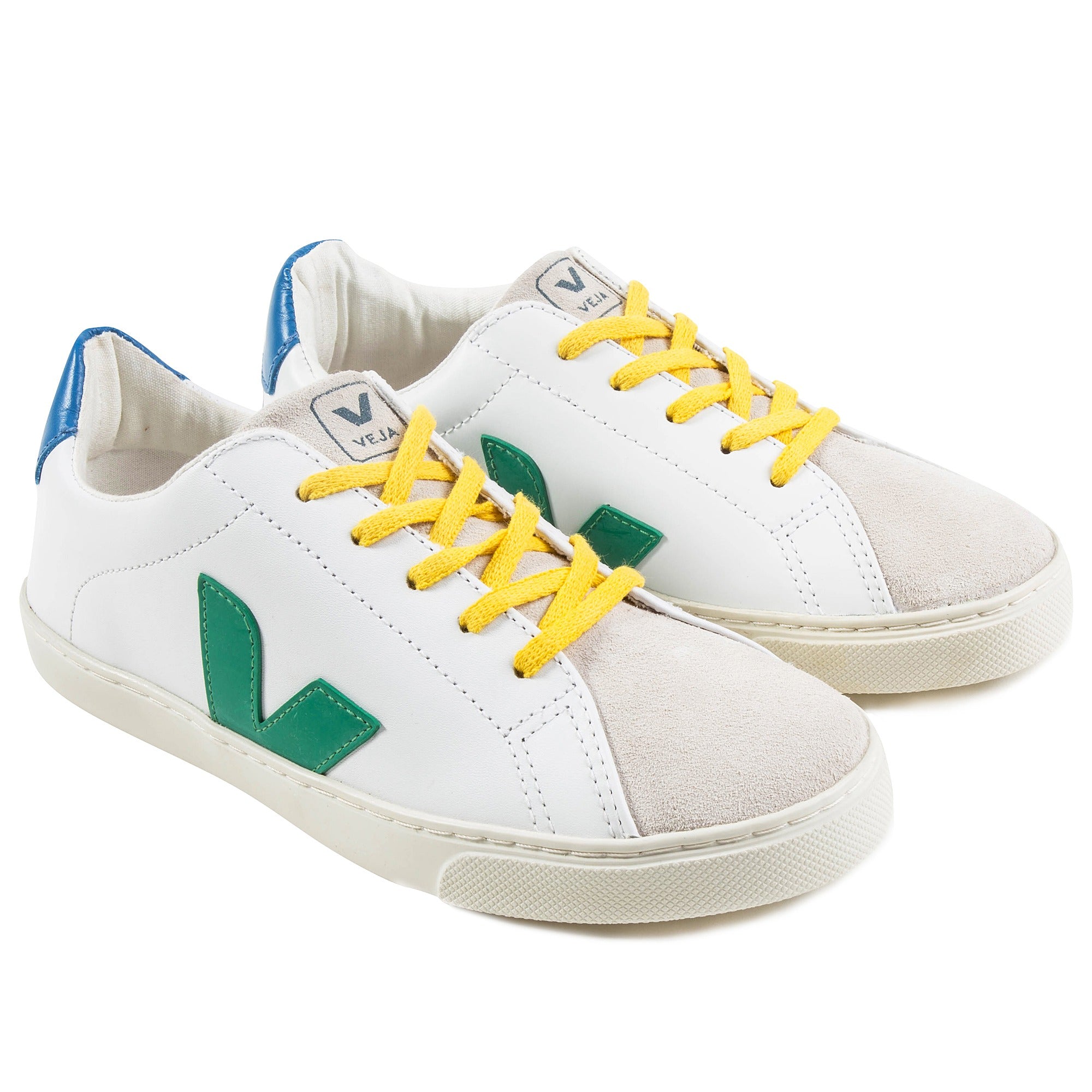 Girls  &  Boys  Extar  White   Emeraude  Gold  Yellow   Shoes