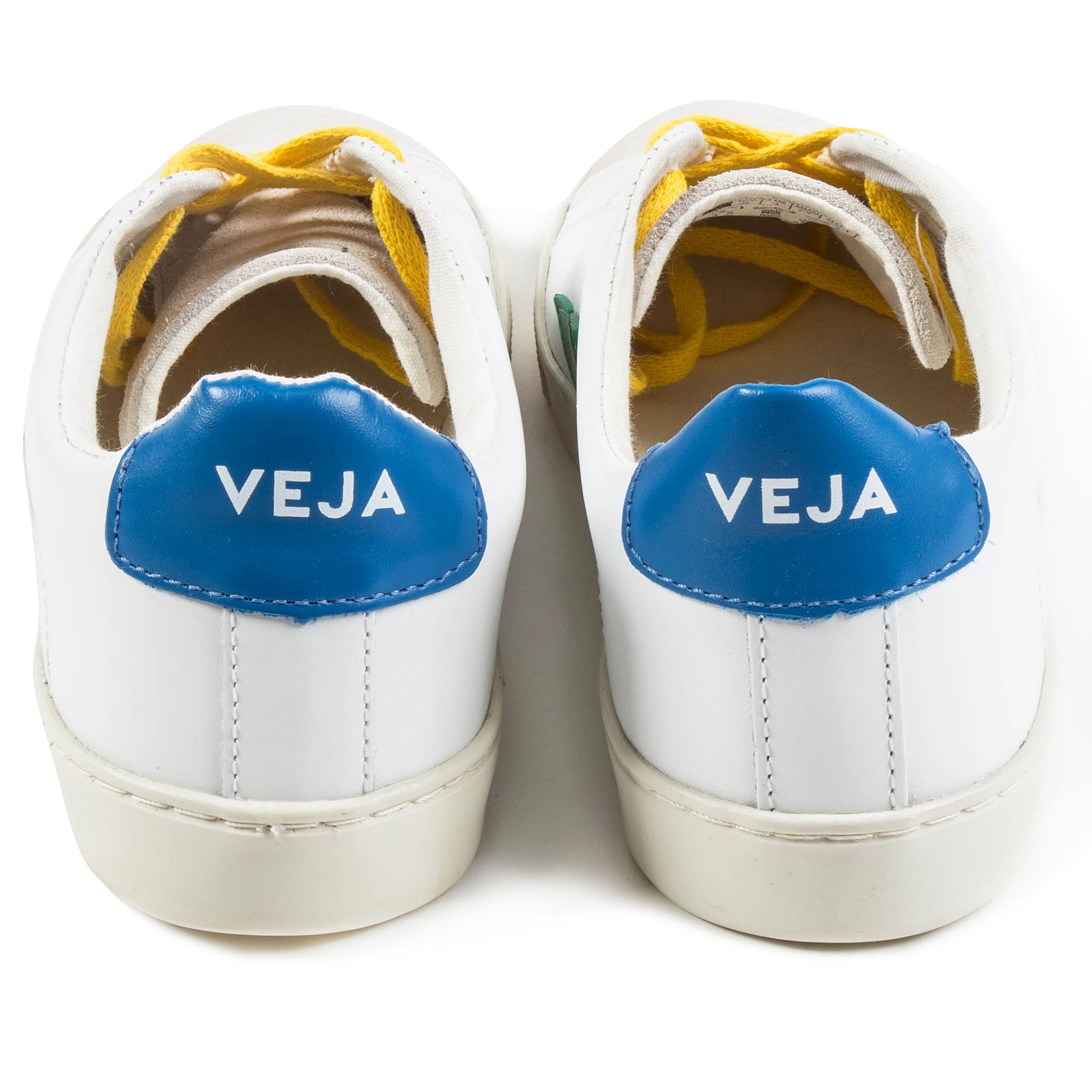Girls & Boys Extar White Emeraude Gold Yellow Shoes