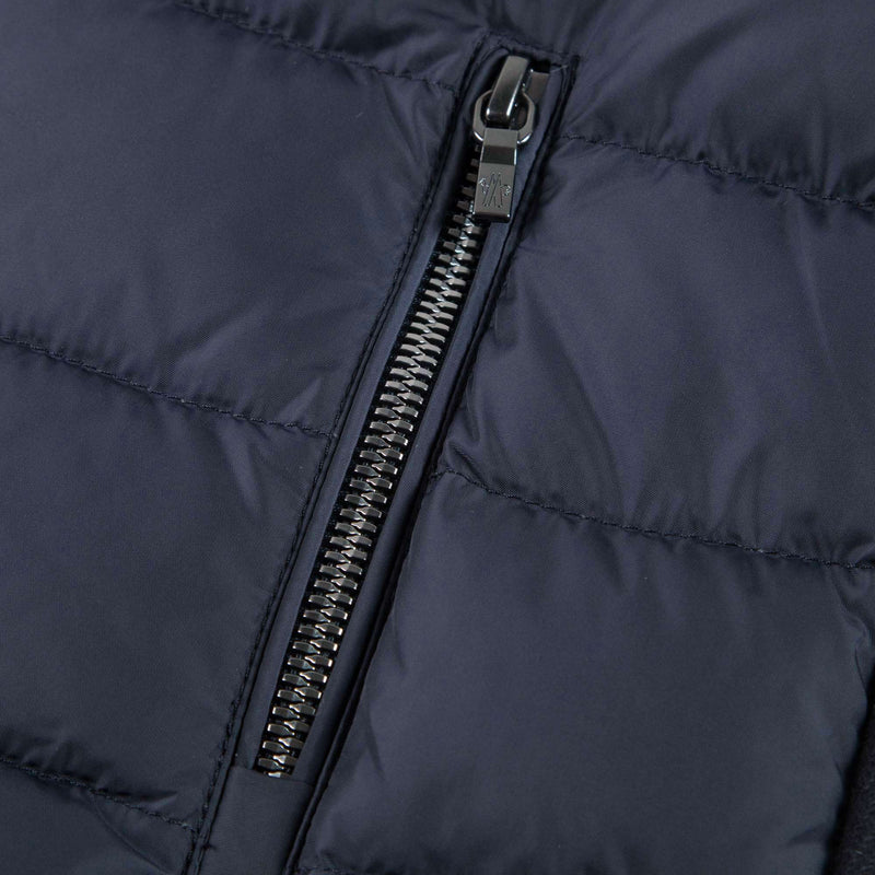 Girls Navy Blue 'Blois' Down Padded Coat