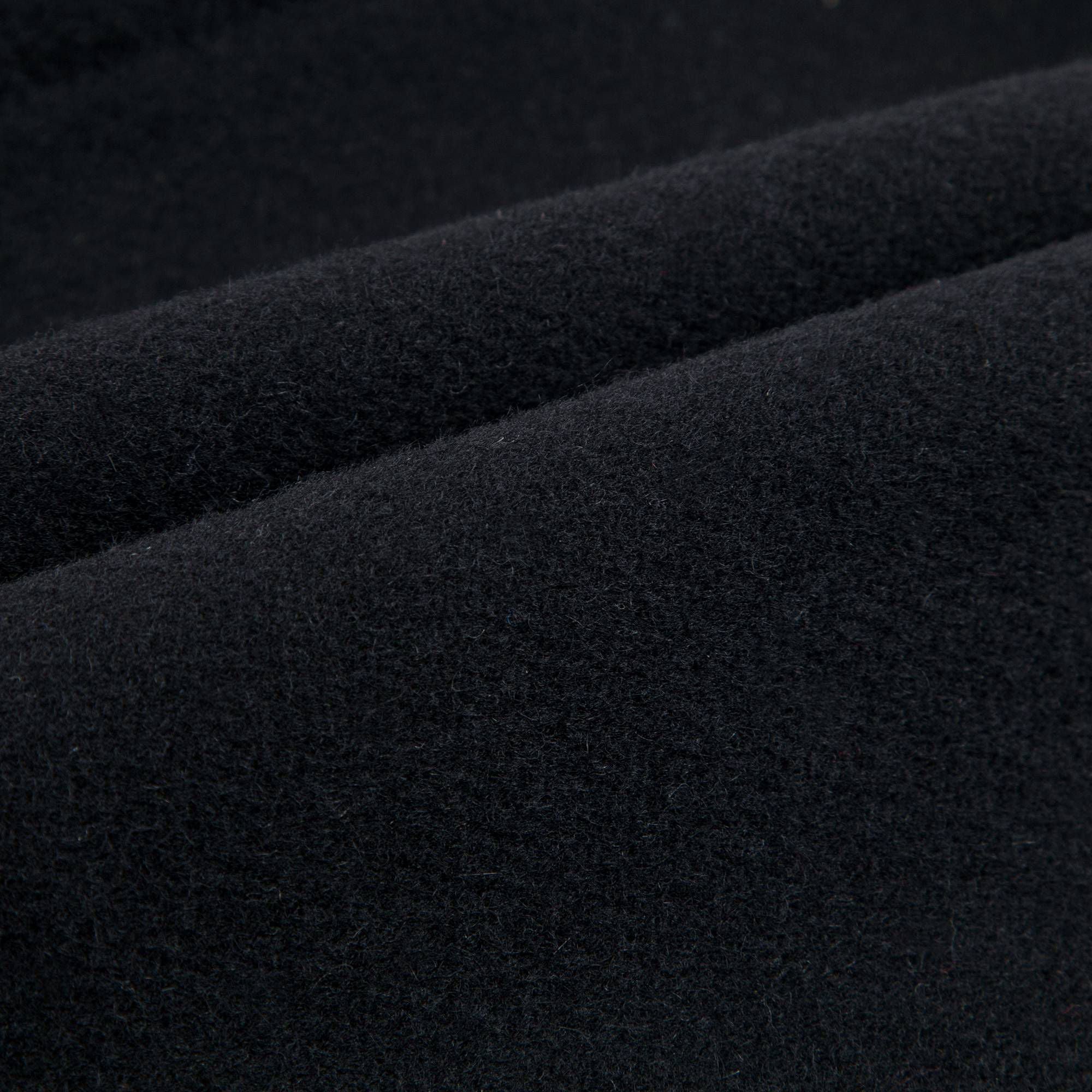 Girls  Black   Wool Duffle Coat