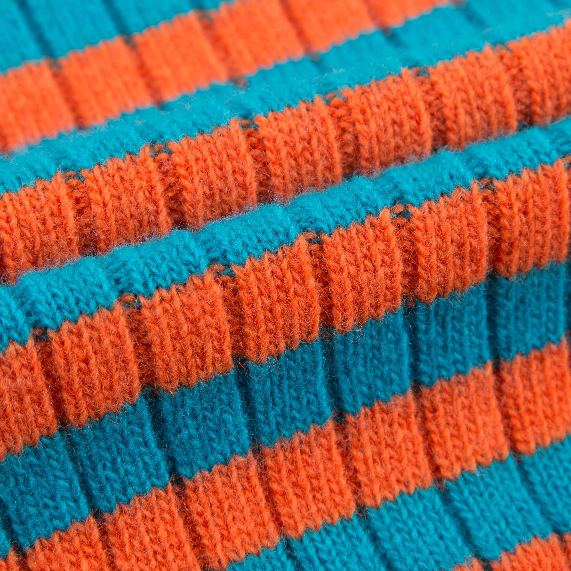 Girls Orange  Striped  Wool  Sweatshirt
