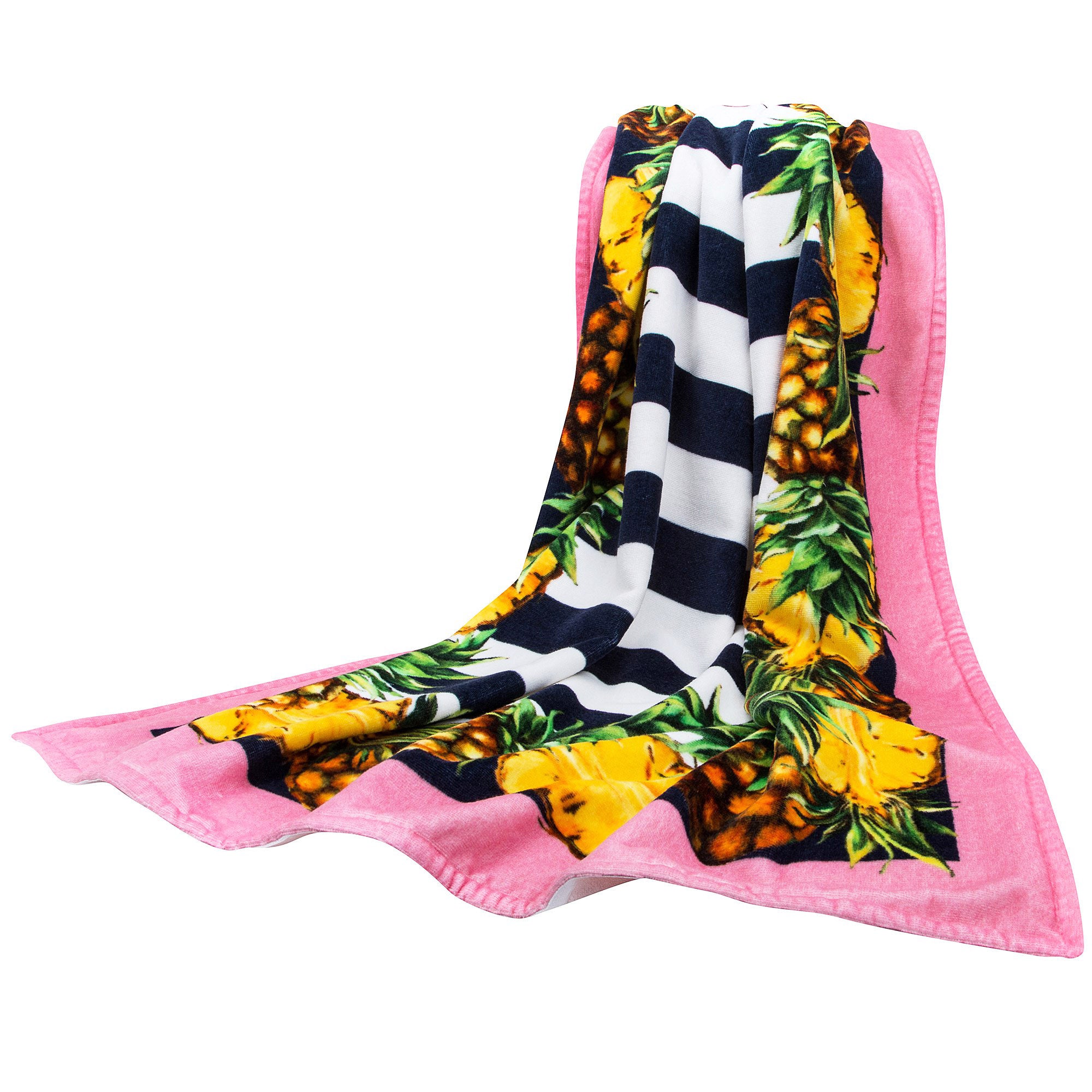 Pink Pineapple Printed Blanket