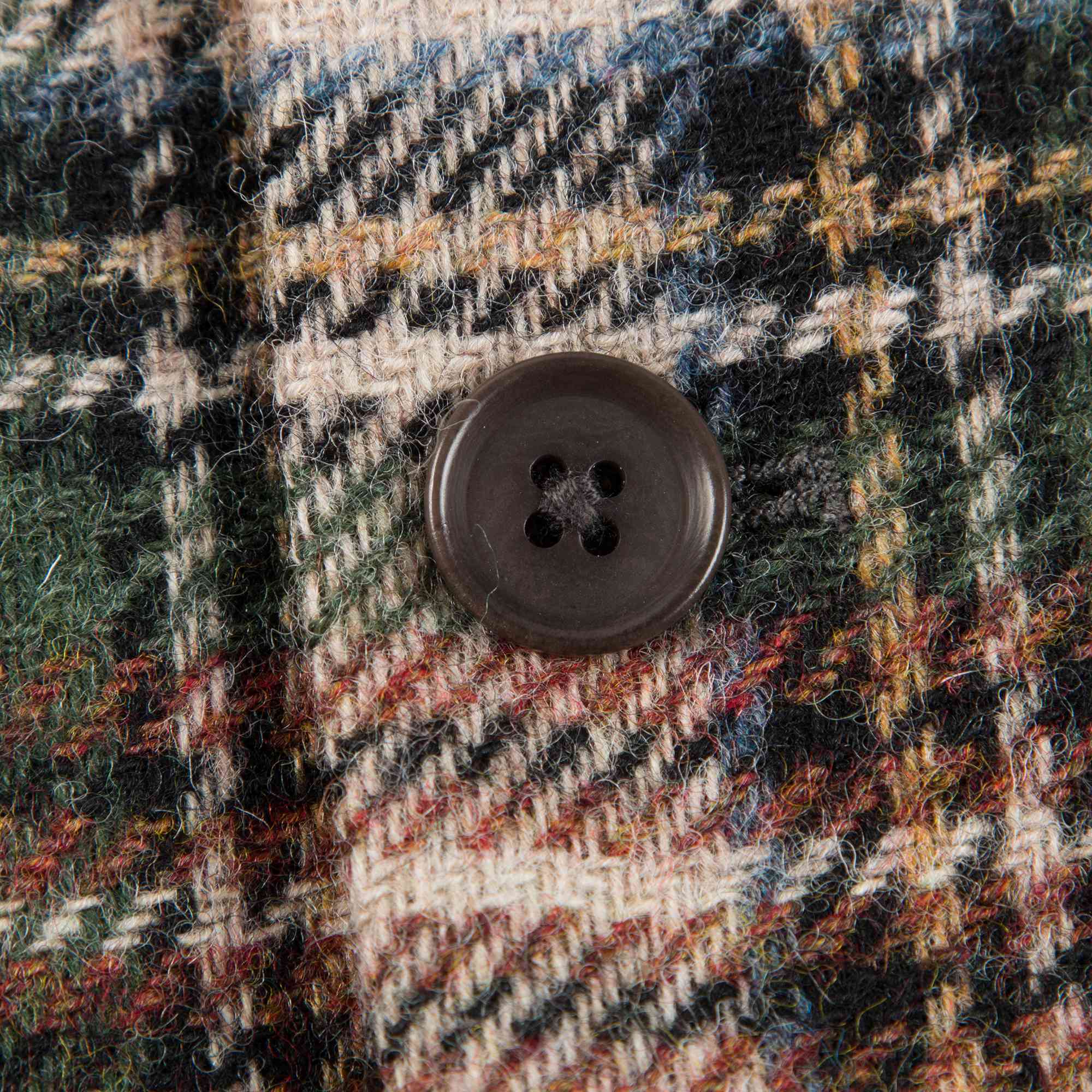Baby Beige Check  Wool  Coat