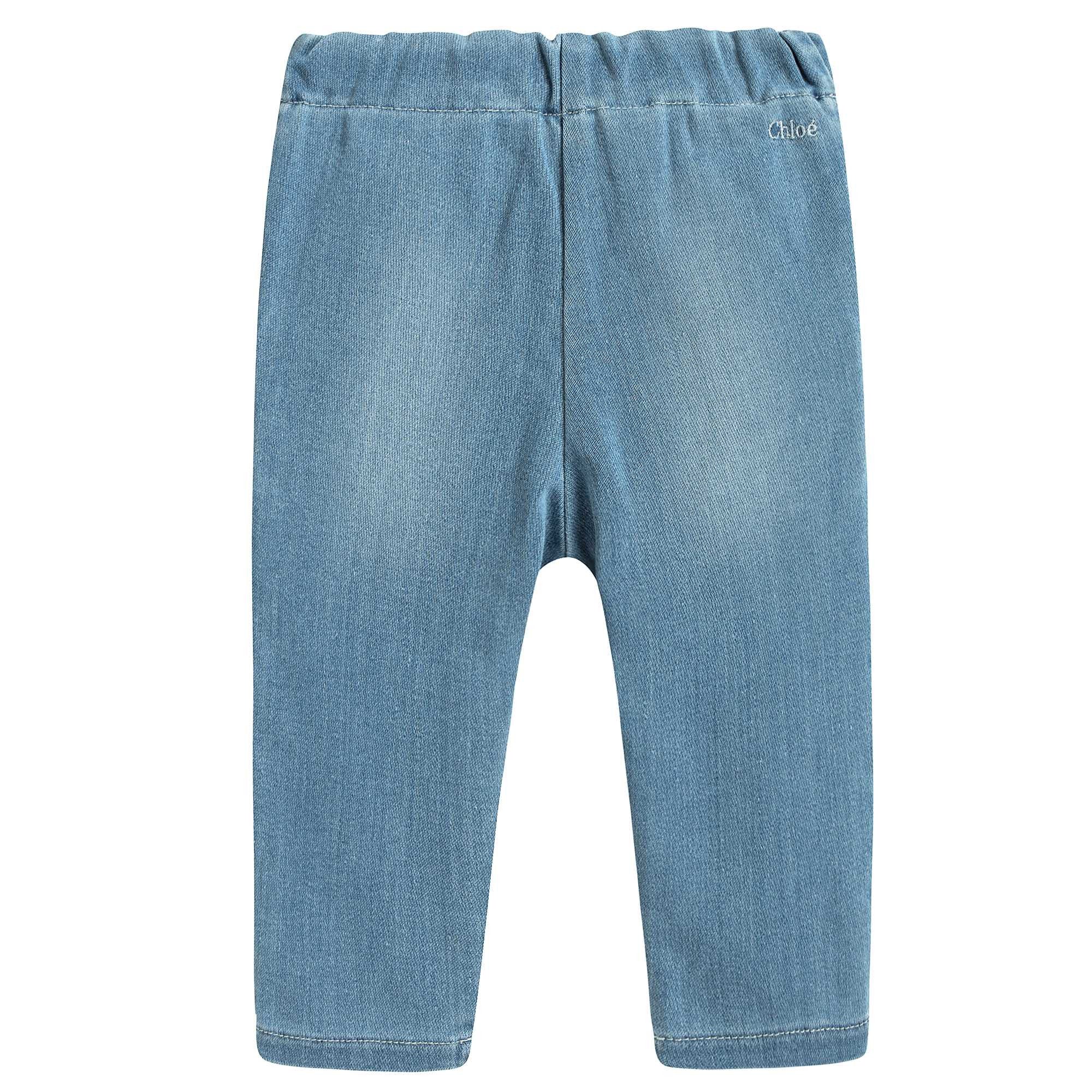 Baby Girls Blue Denim Jeans