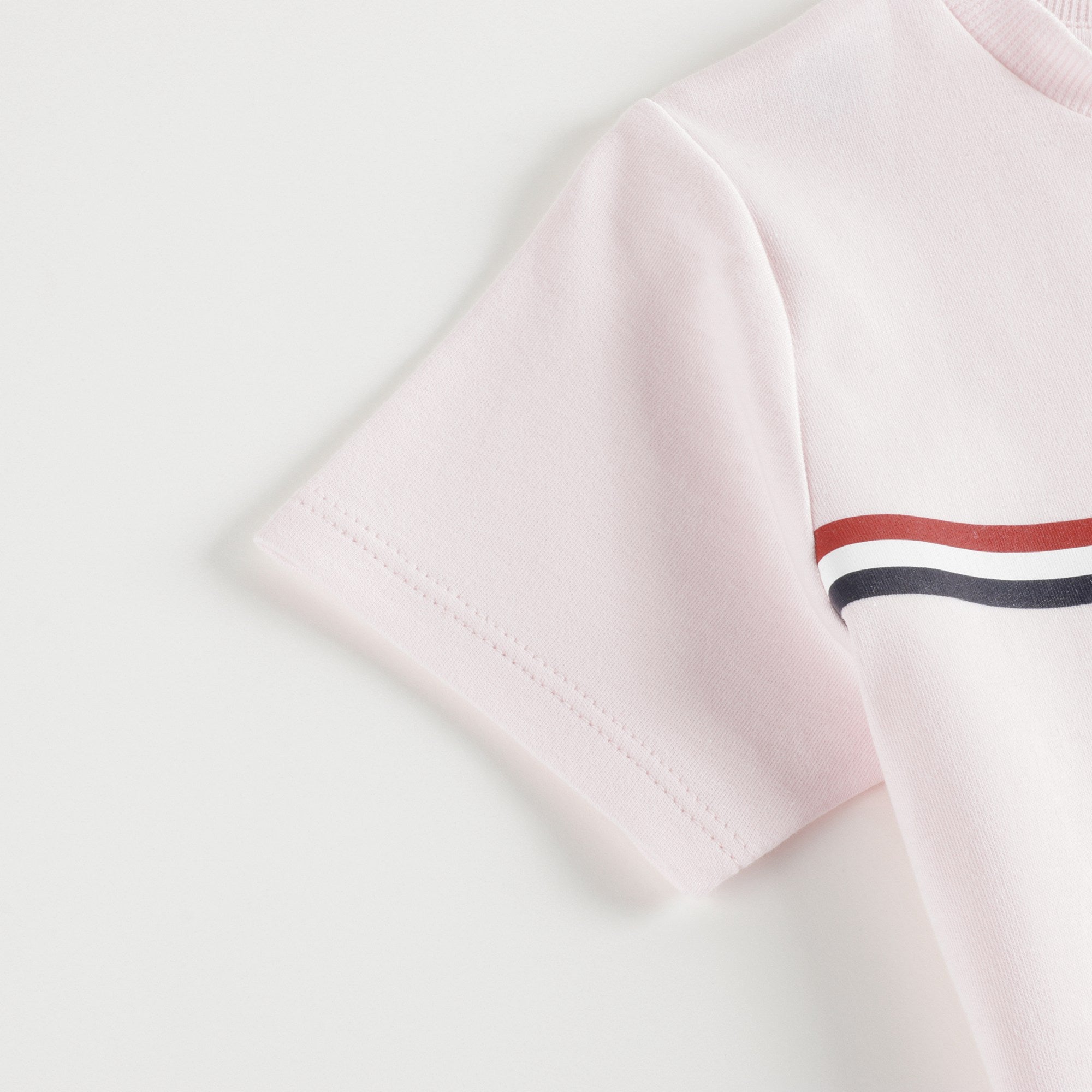 Baby Girls Light Pink Cotton T-Shirt