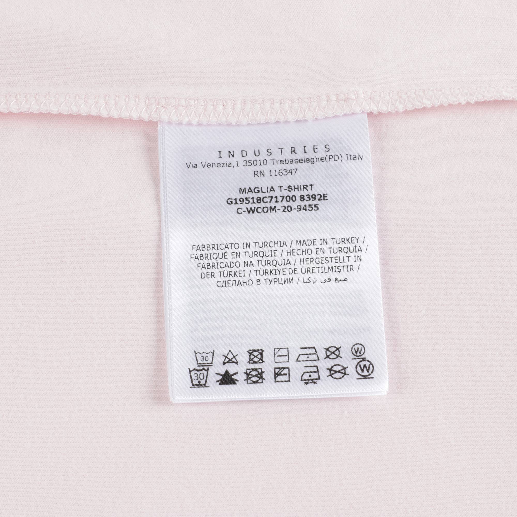 Baby Girls Light Pink Cotton T-Shirt