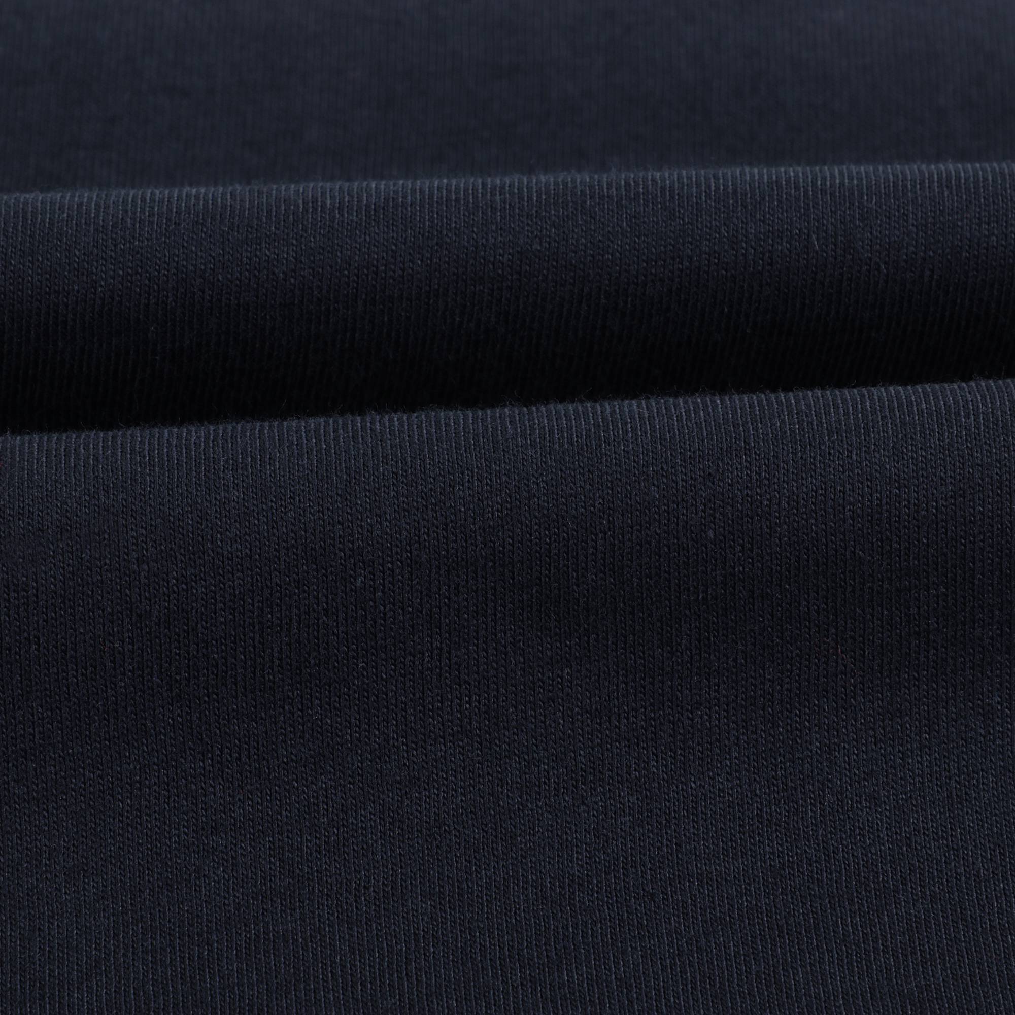 Boys Navy Striped Cotton T-Shirt