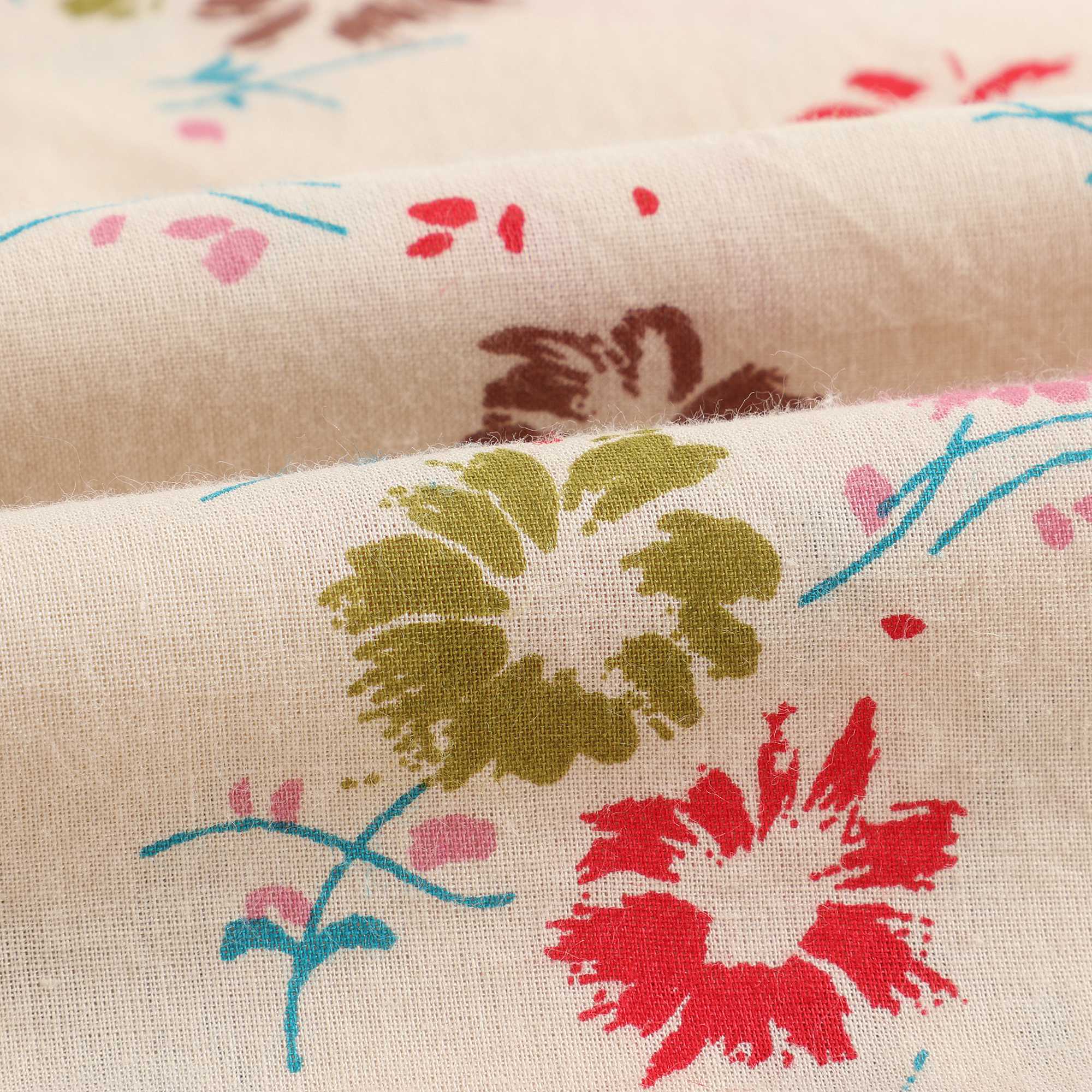Girls Flowers Print Cotton Top