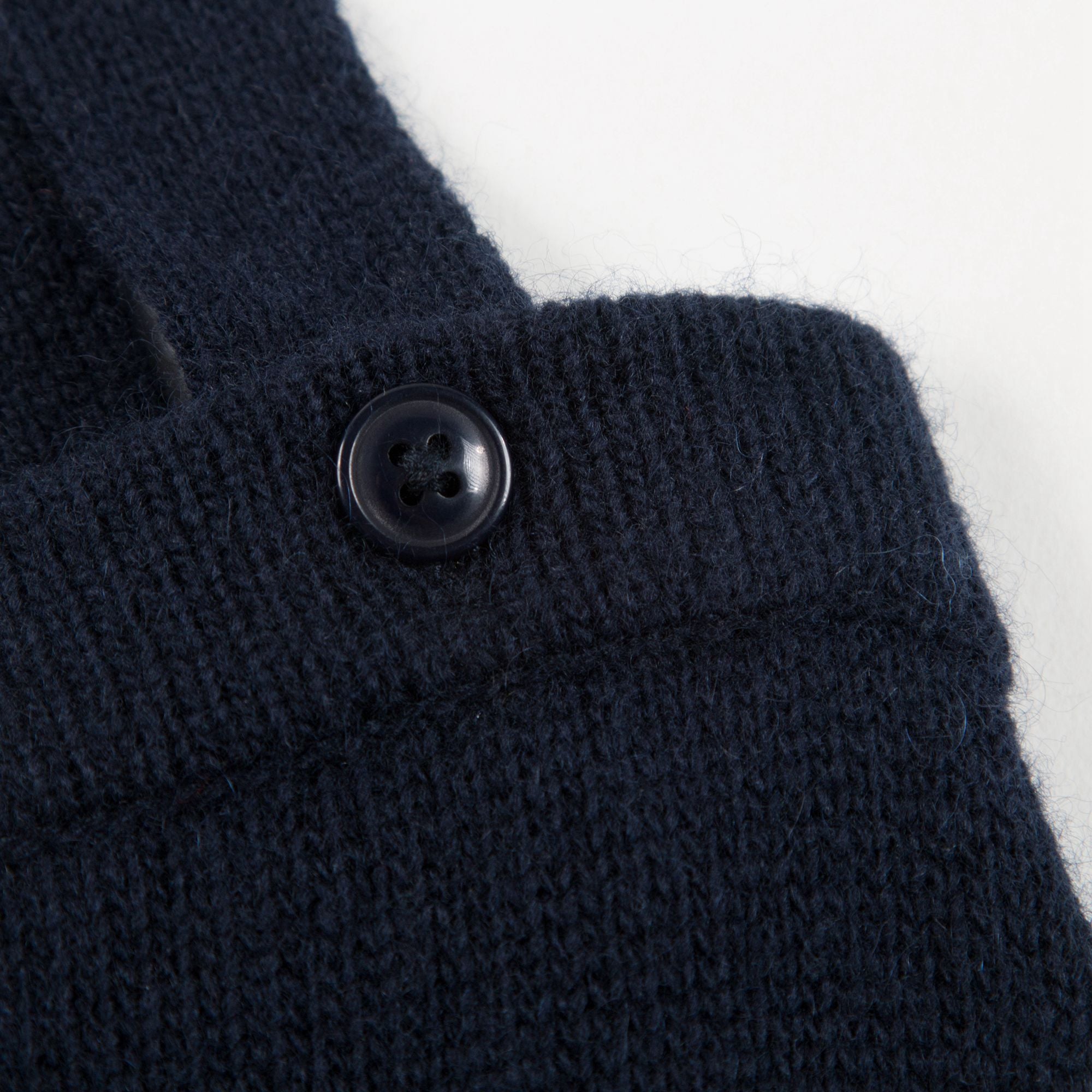 Baby Ink Blue Knitted Romper