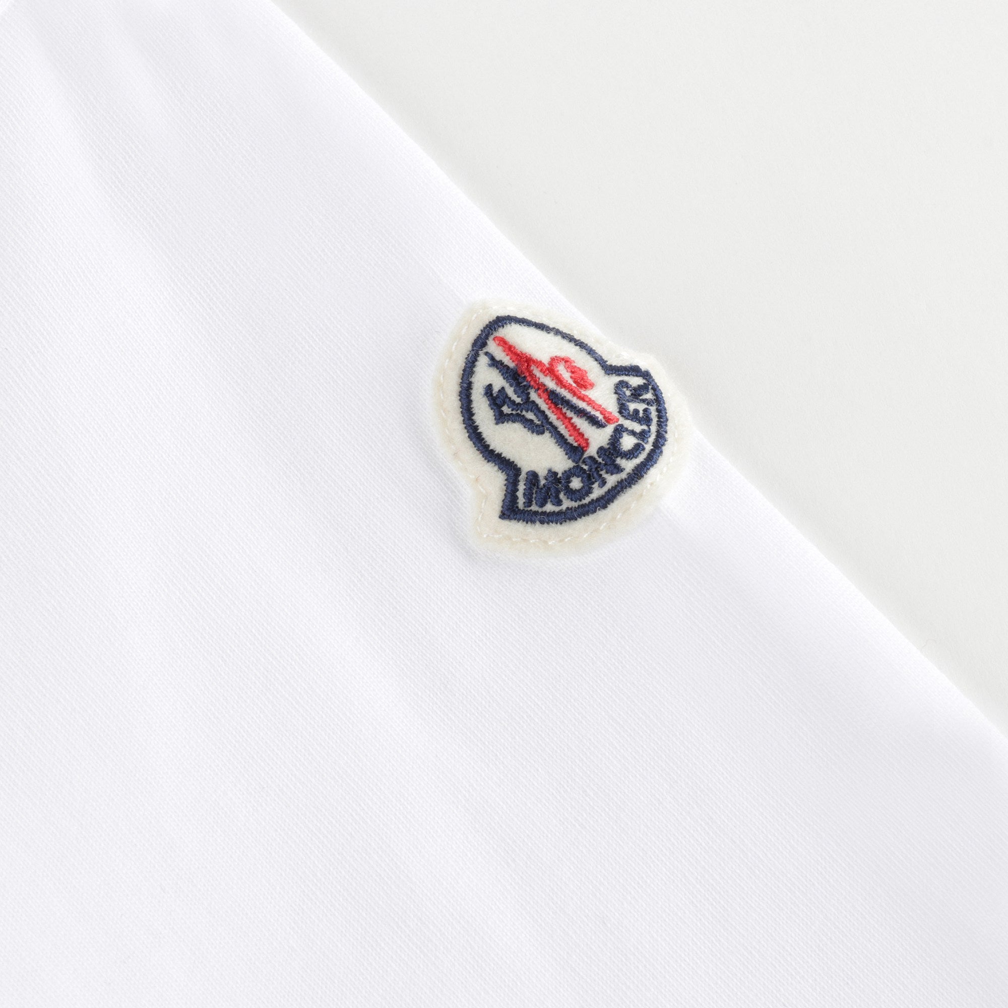 Girls White Logo Cotton Top