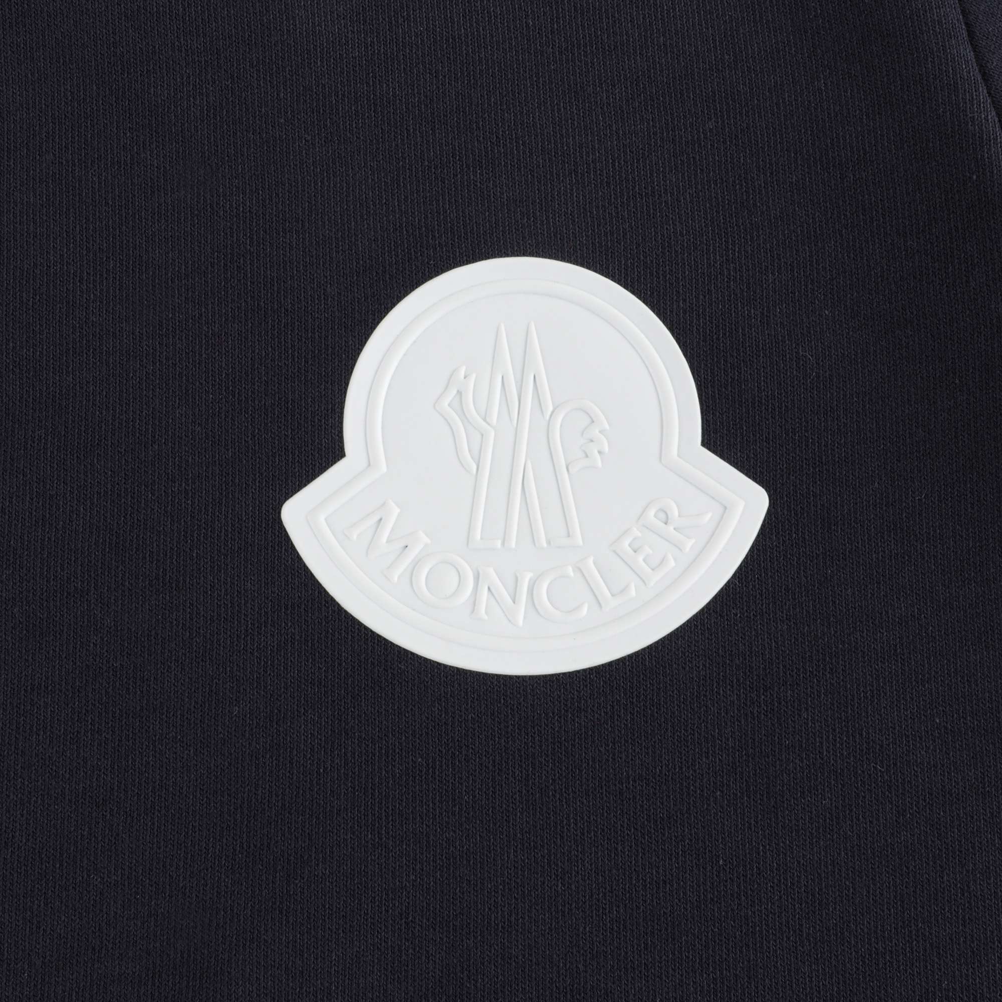 Boys Navy Logo Cotton Sweatshirt