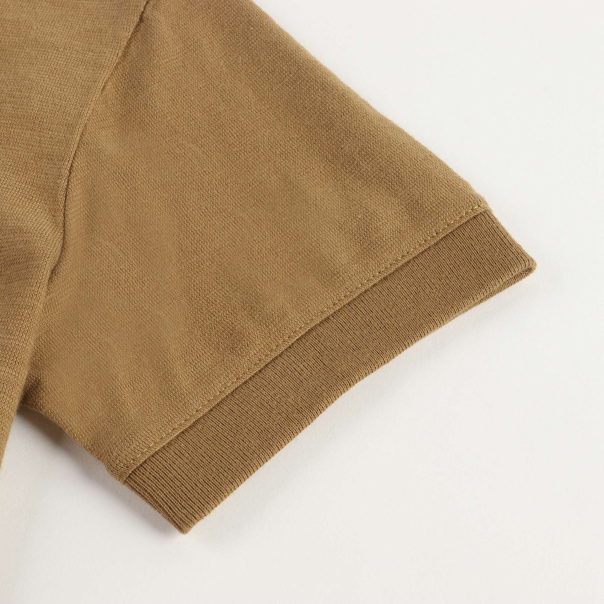 Girls Camel Cotton T-shirt