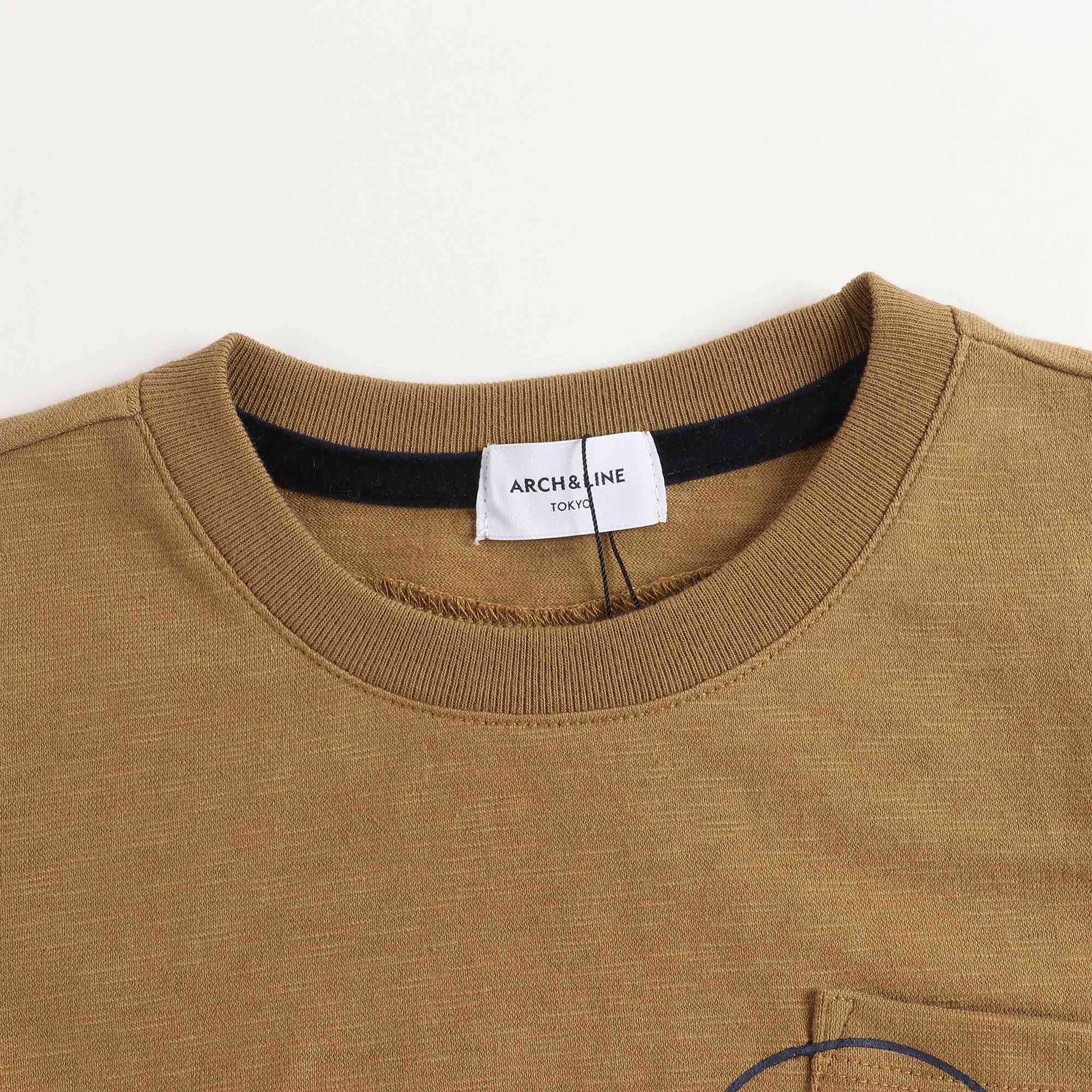 Girls Camel Cotton T-shirt
