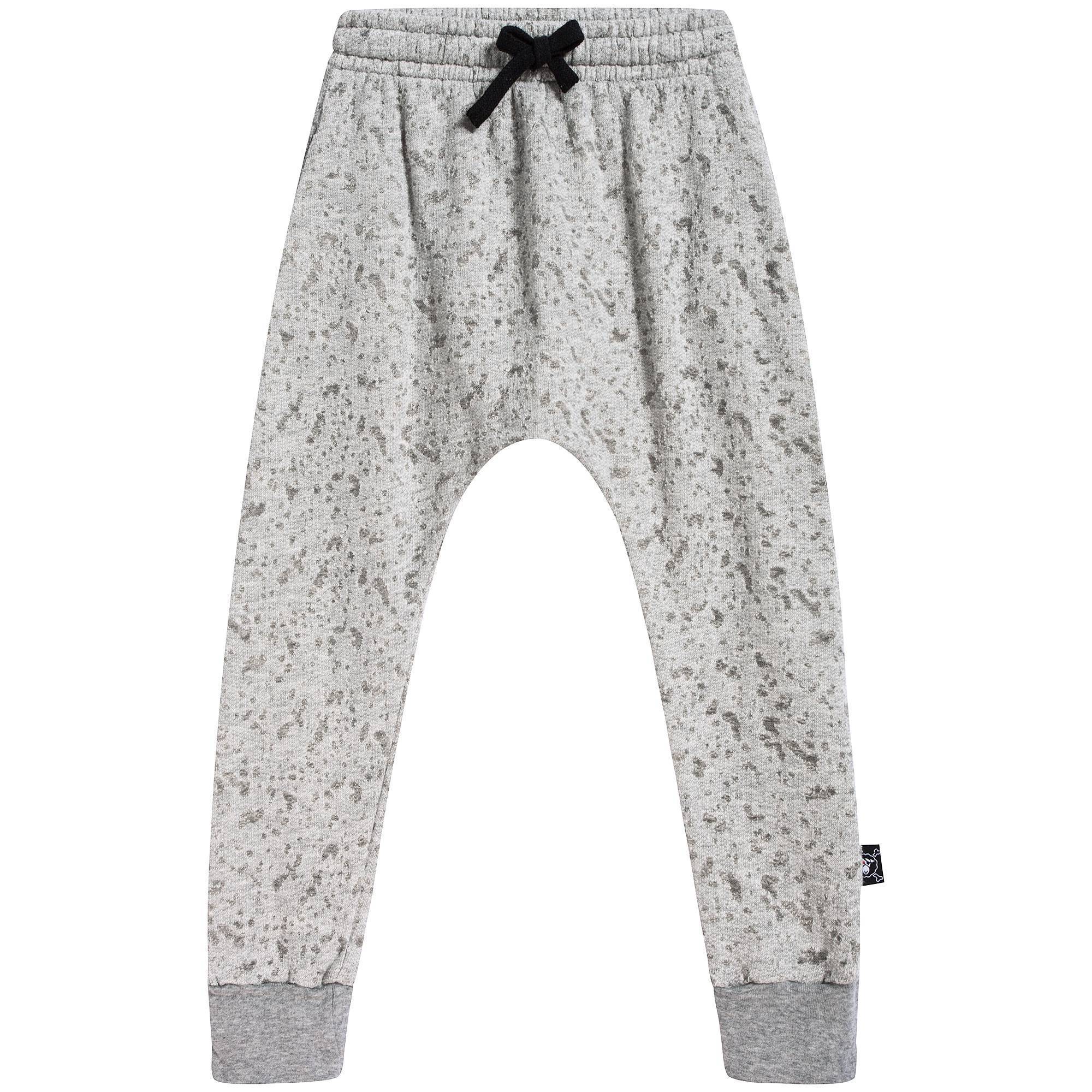 Boys Heather Grey Cotton Trousers