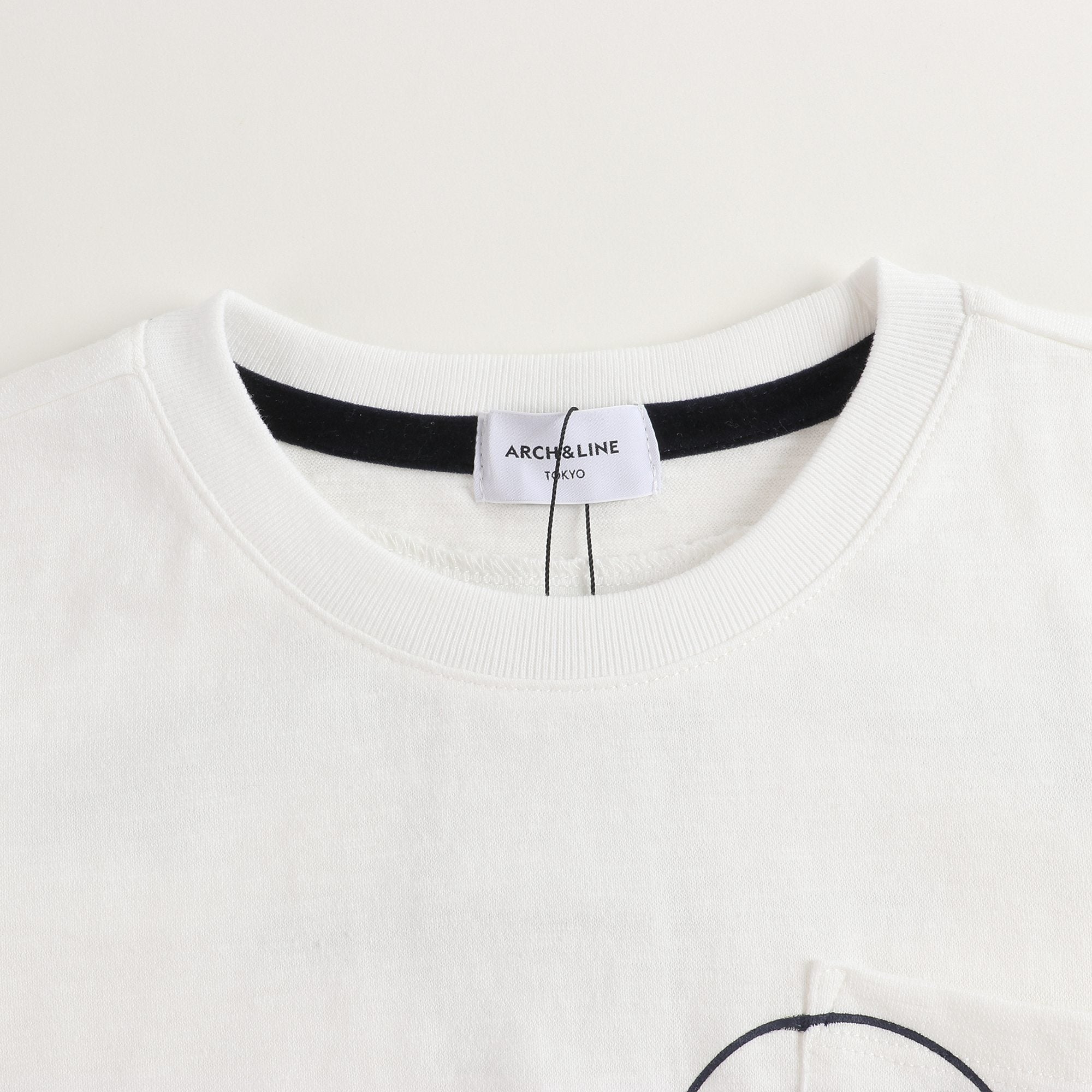 Girls White Cotton T-shirt