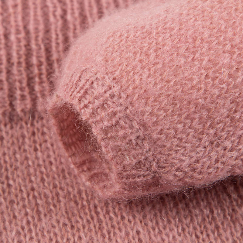Girls Pink Mohair knitted Swesters