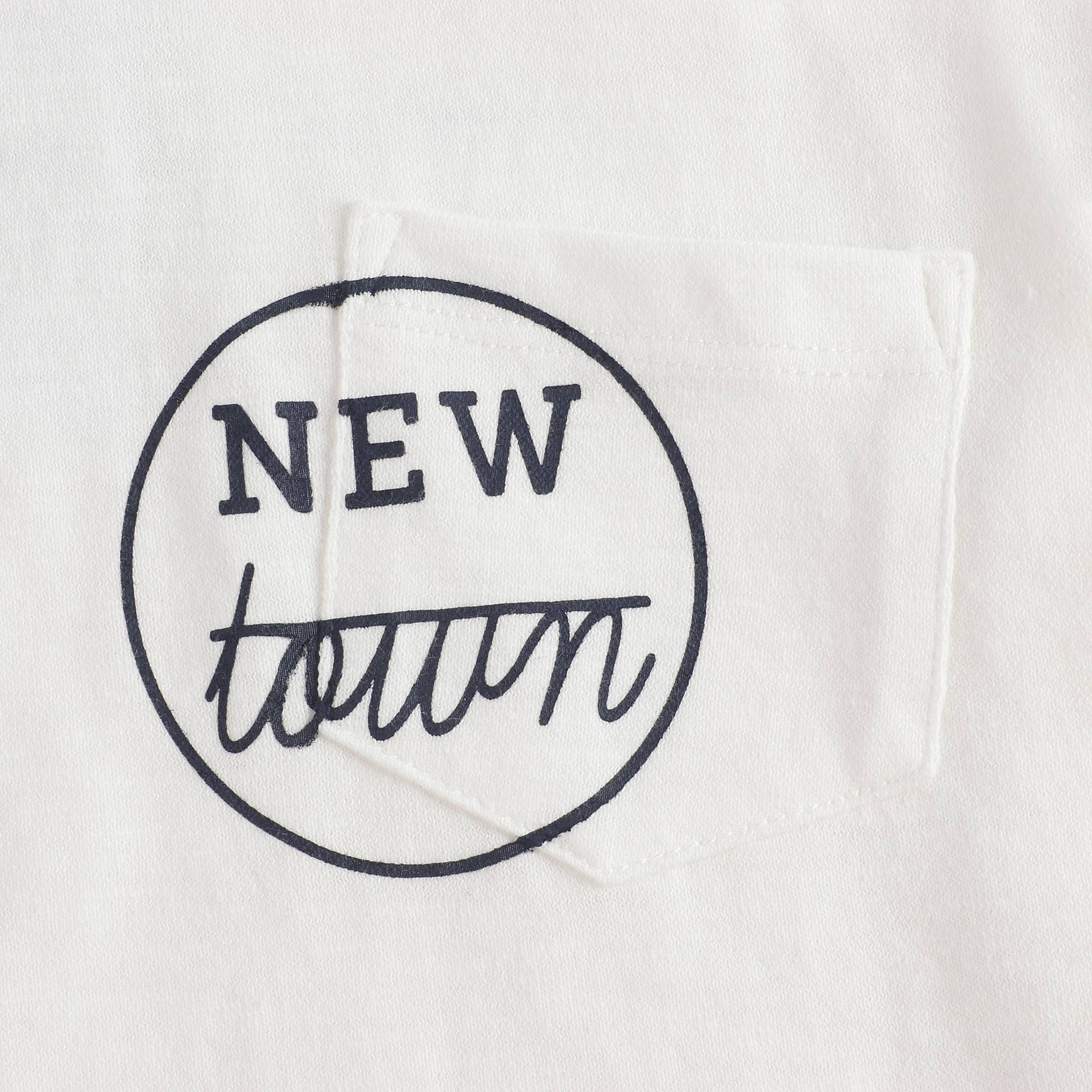 Girls White Cotton T-shirt