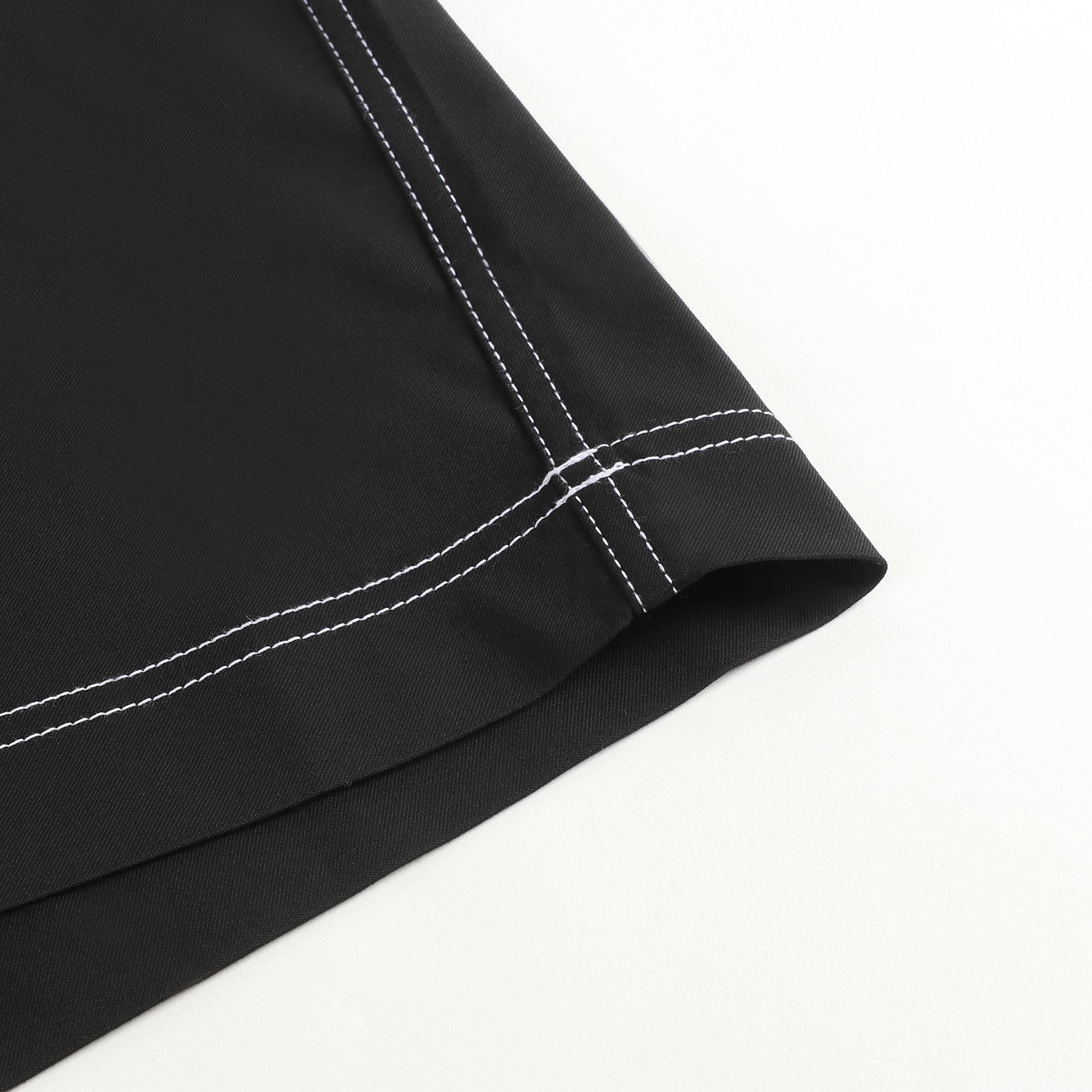 Girls Black Twill Dress