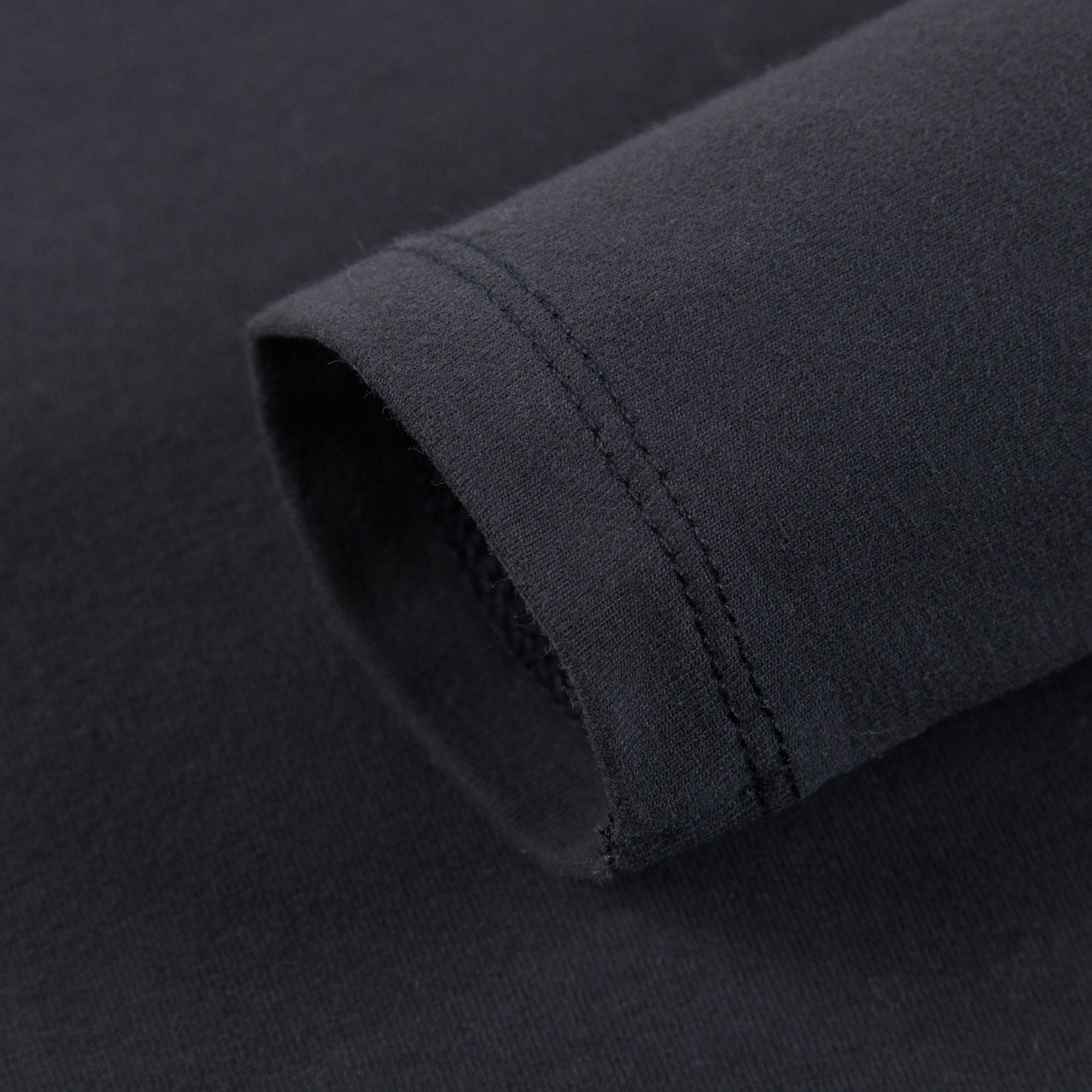 Girls Navy Blue Cotton Maglia T-shirt
