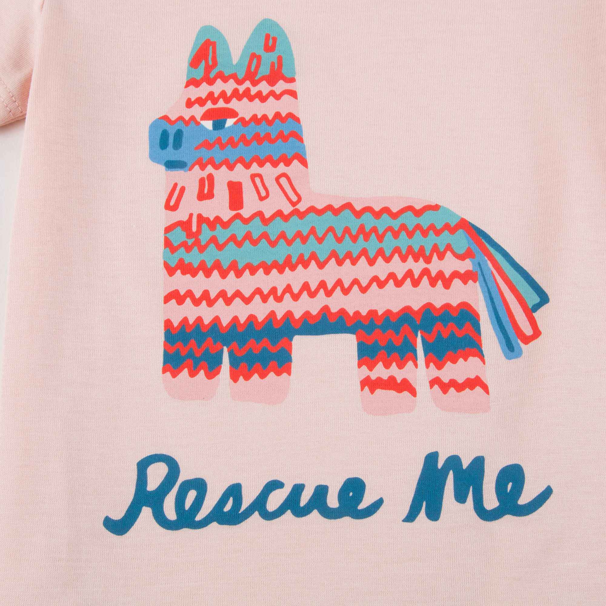 Baby Girls Pink Organic Pima Cotton T-shirt
