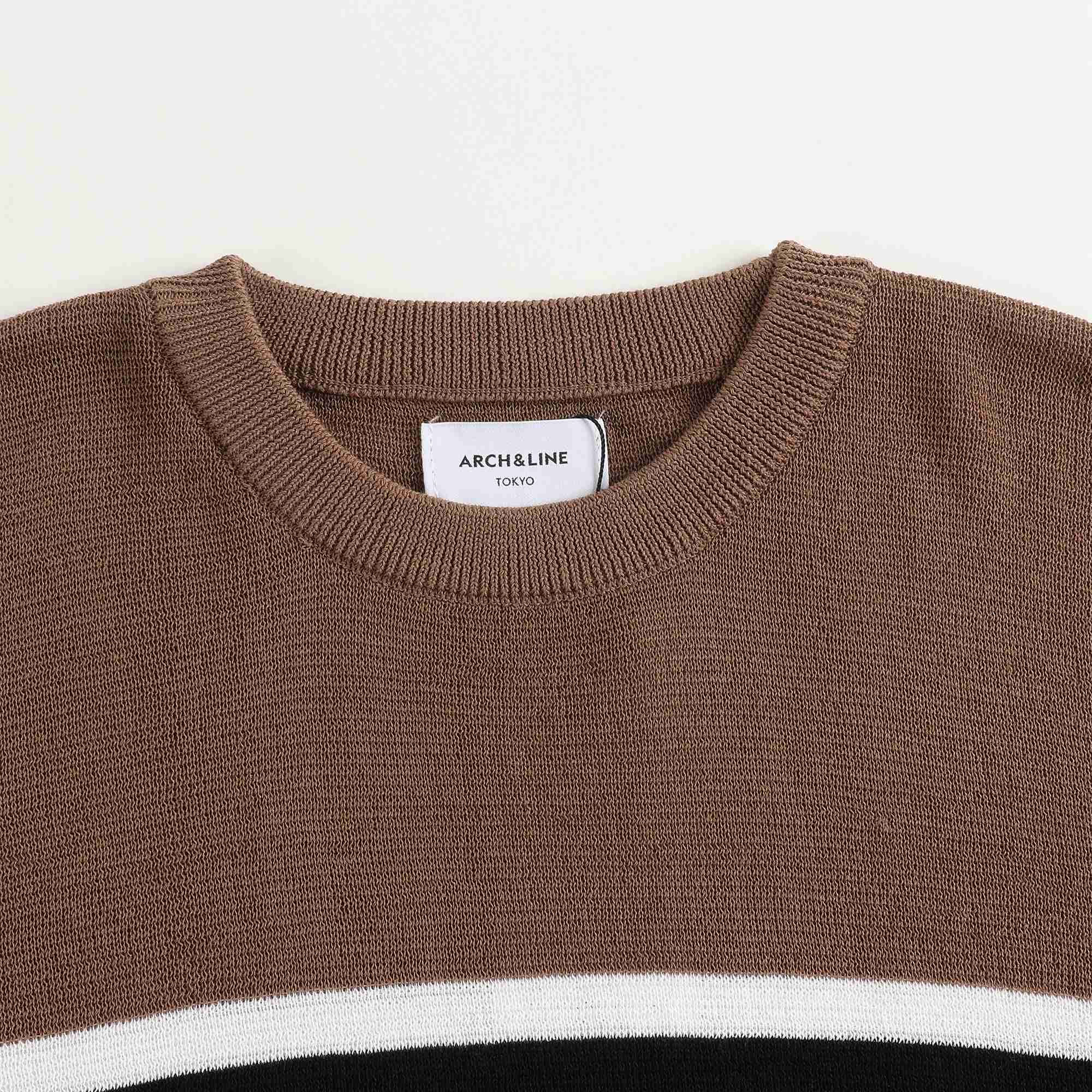 Girls Beige Knit T-shirt