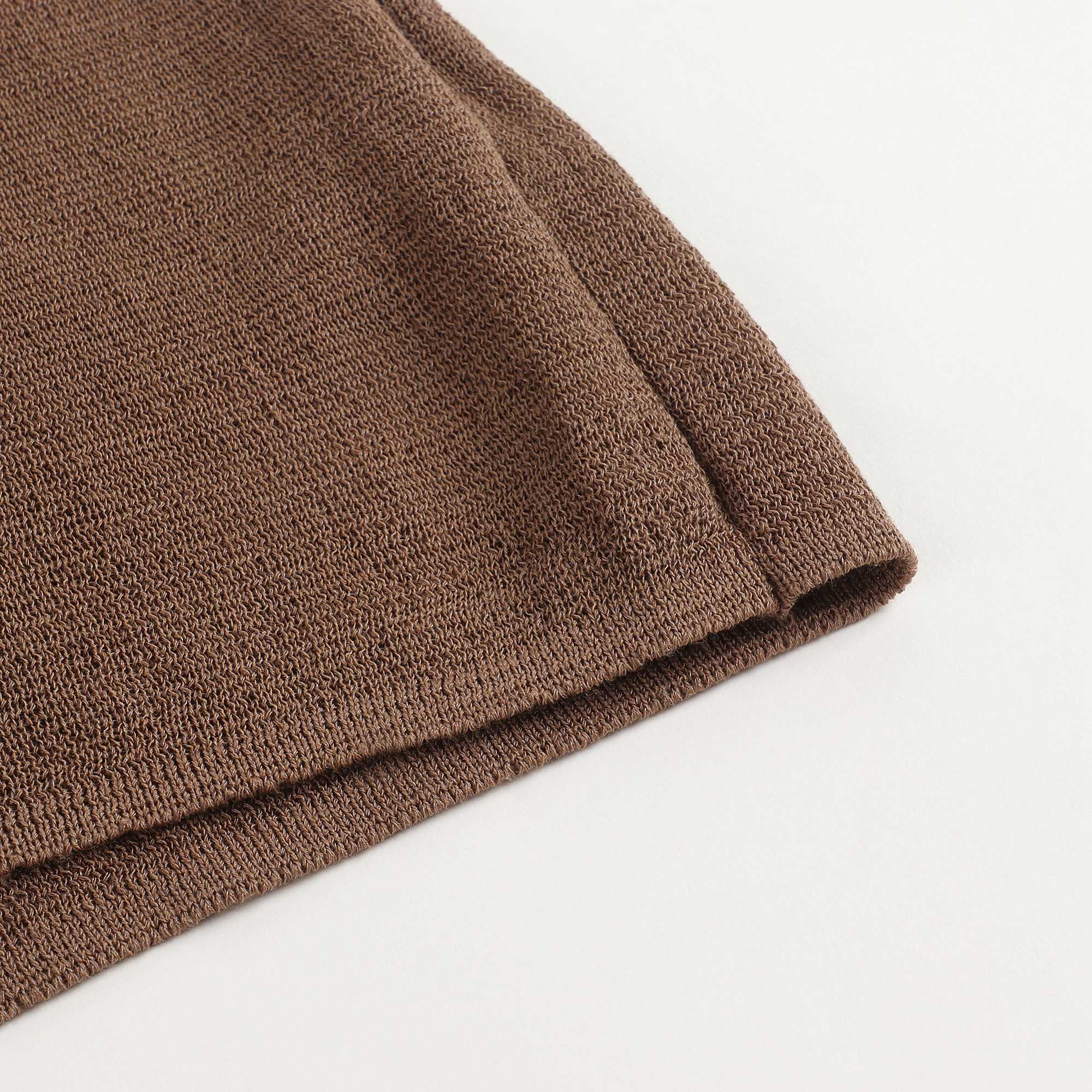 Girls Beige Knit T-shirt