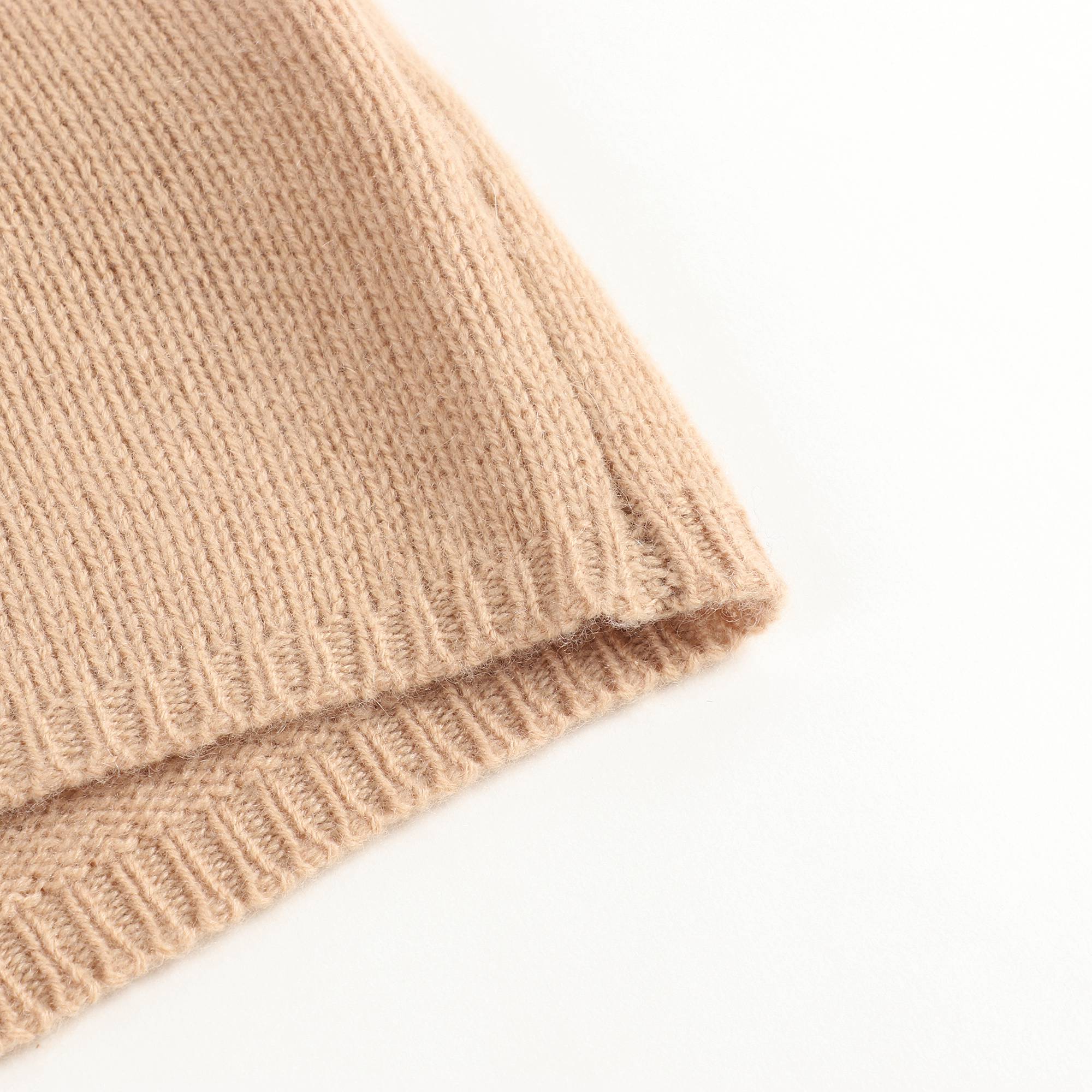 Girls Camel Cashmere Sweater