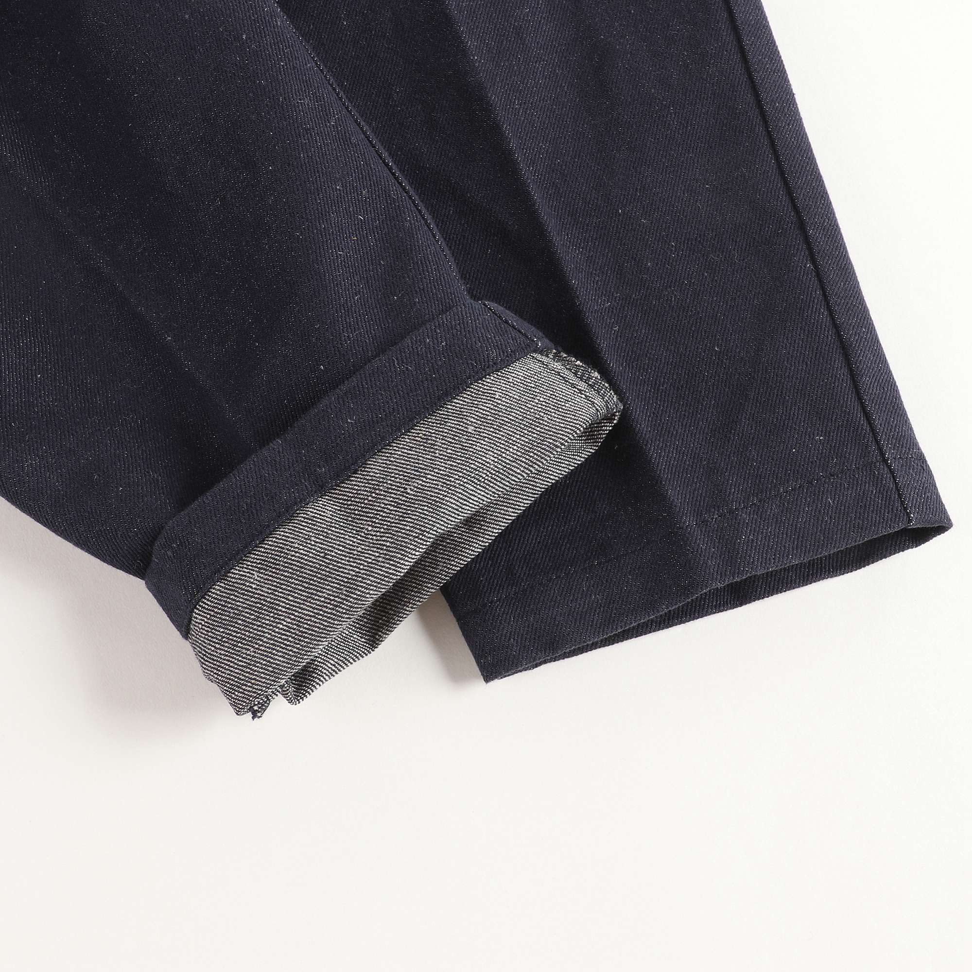 Girls Navy Tapered Trousers