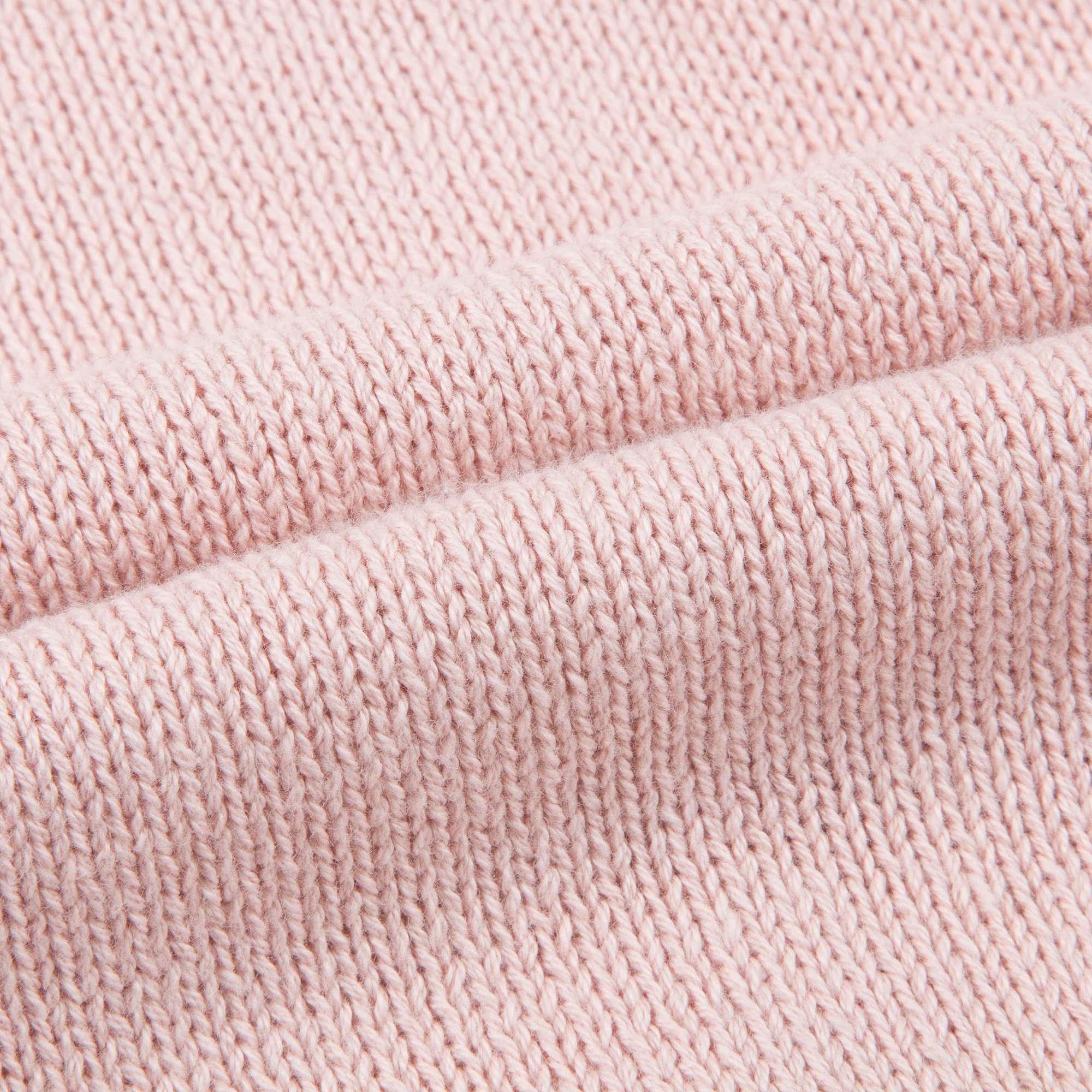 Girls Light Pink & Red Peach Pocket Cardigan