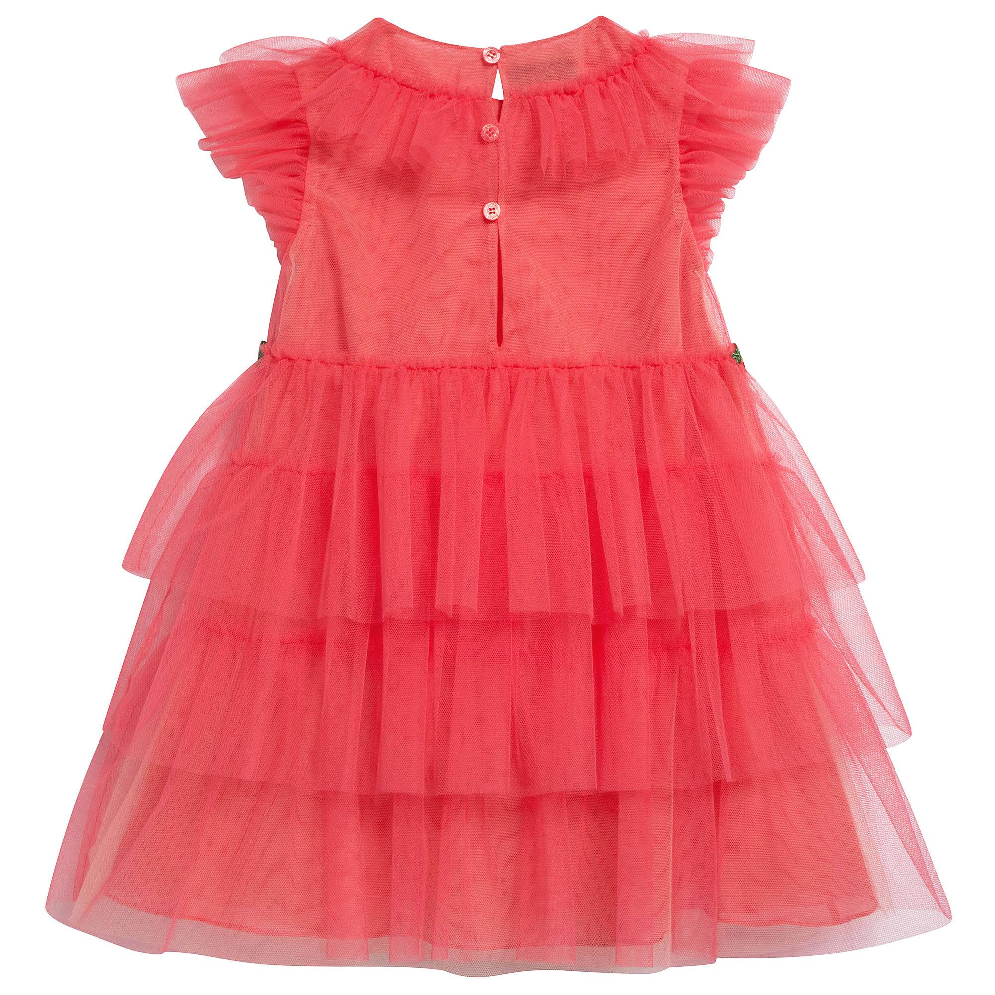 Baby Girls Rose Coral Dress