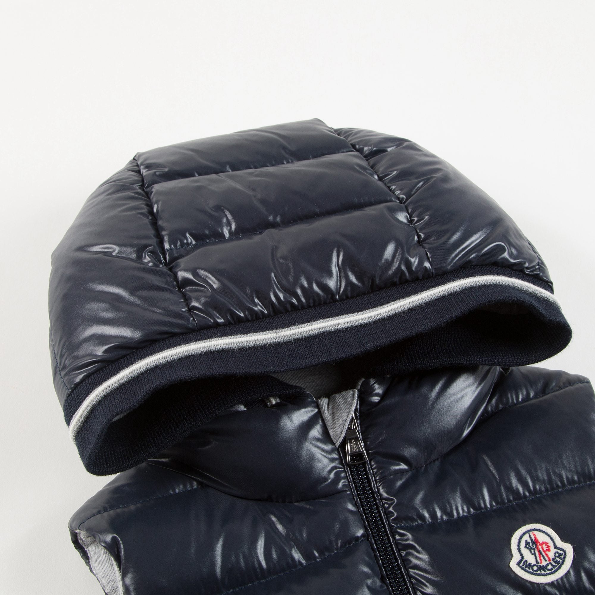 Baby Navy Blue Down Padded Gilet