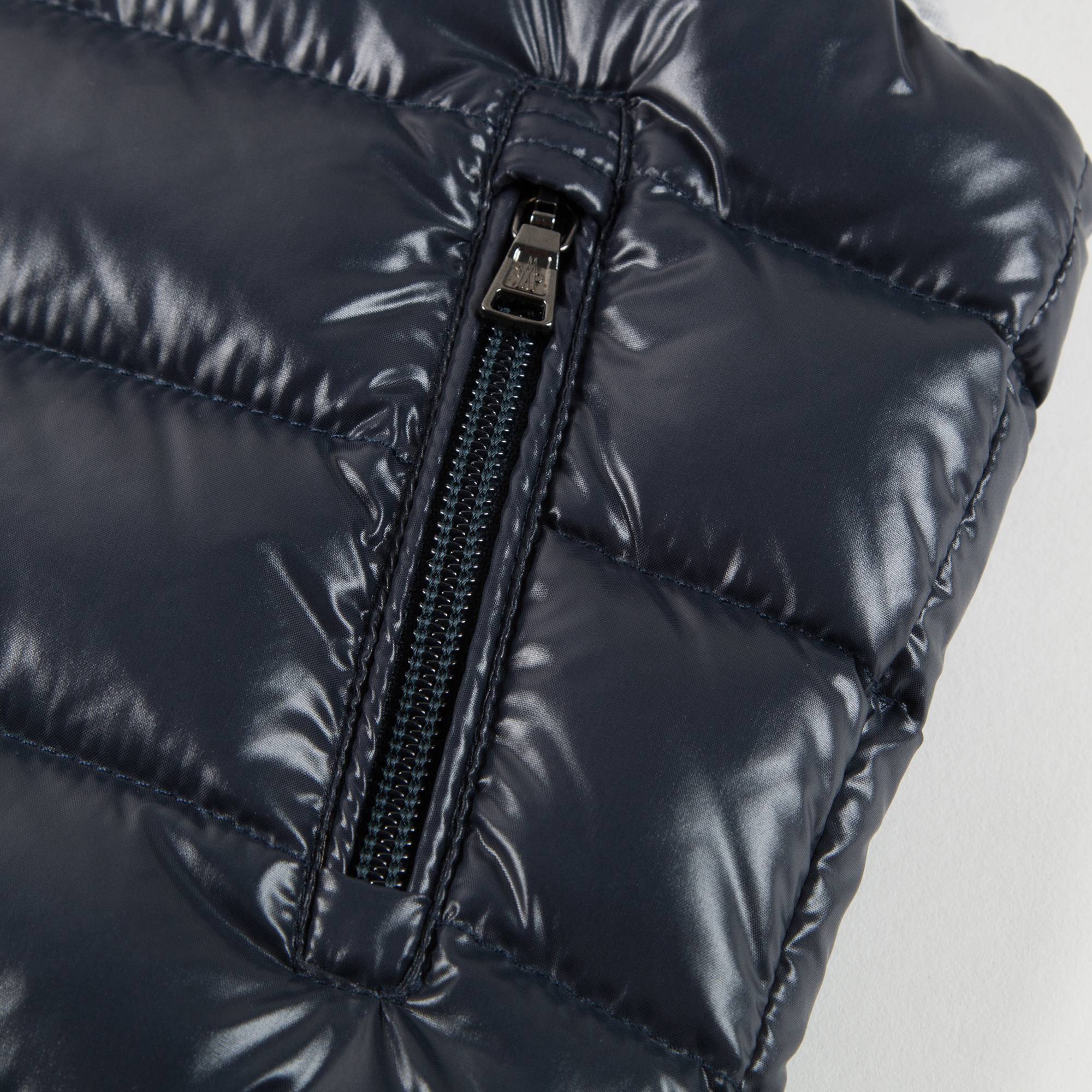 Baby Navy Blue Down Padded Gilet