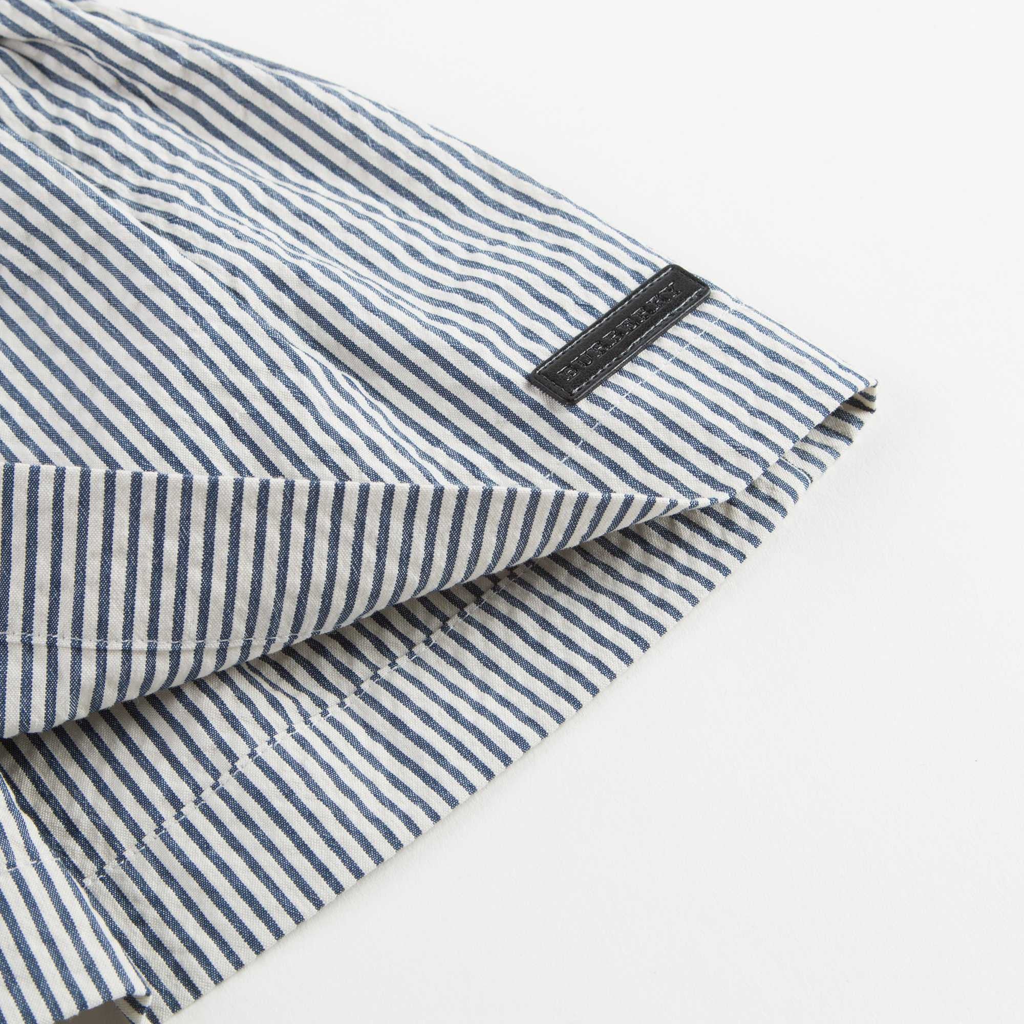 Baby Girls Blue Striped Skirt