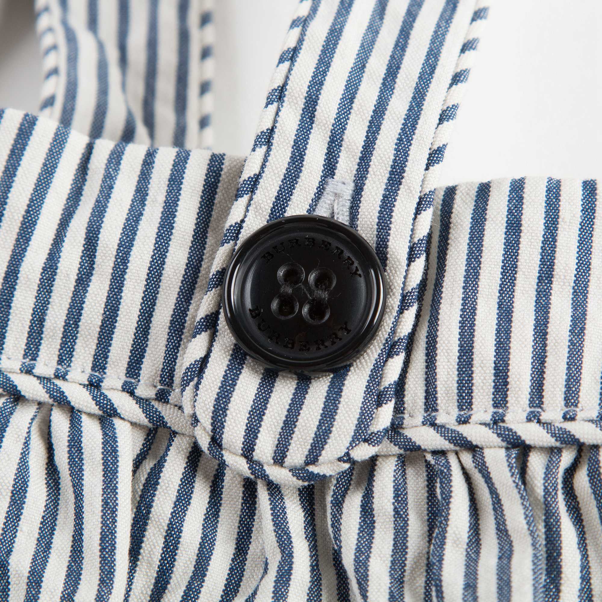 Baby Girls Blue Striped Skirt