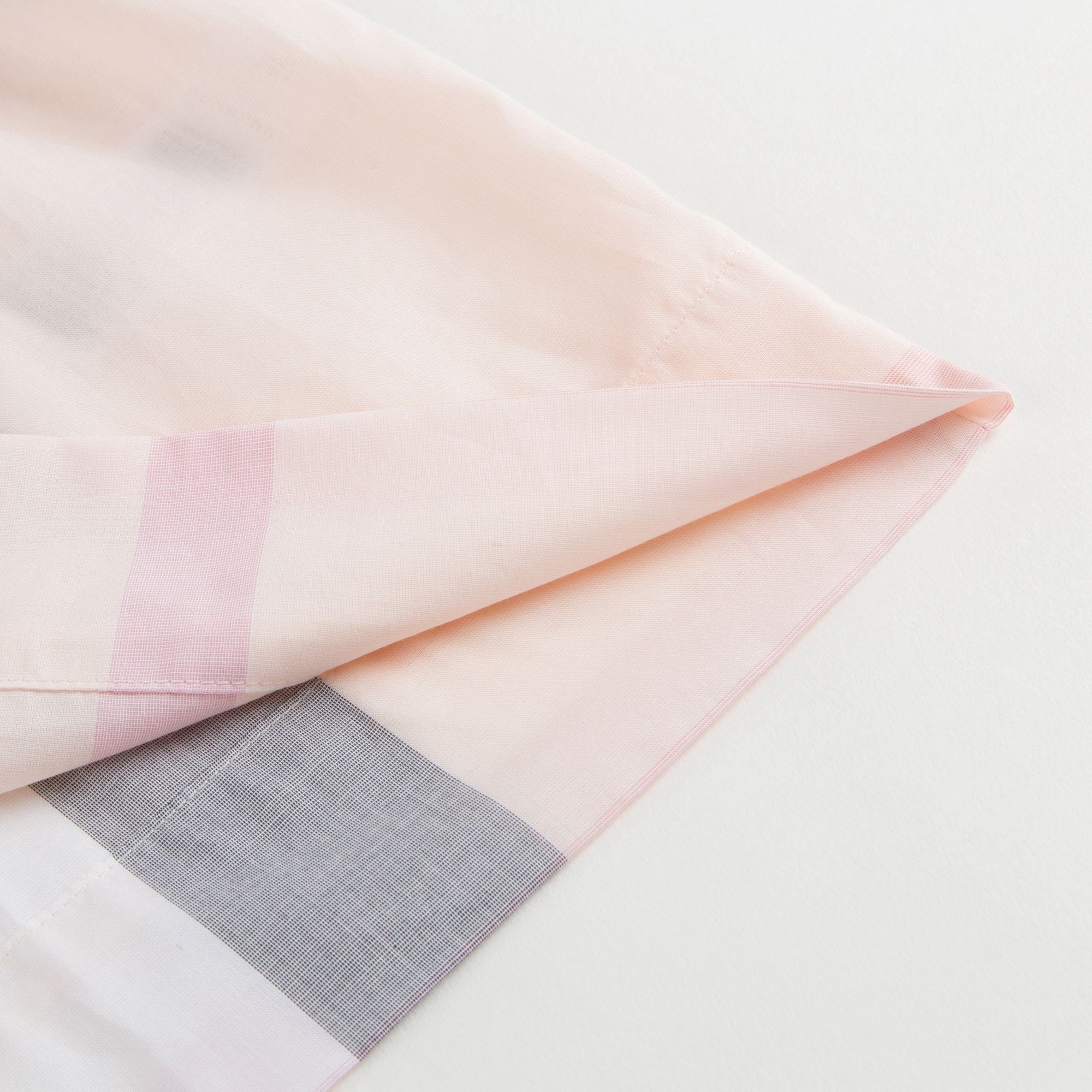 Girls Apricot Check Cotton Dress