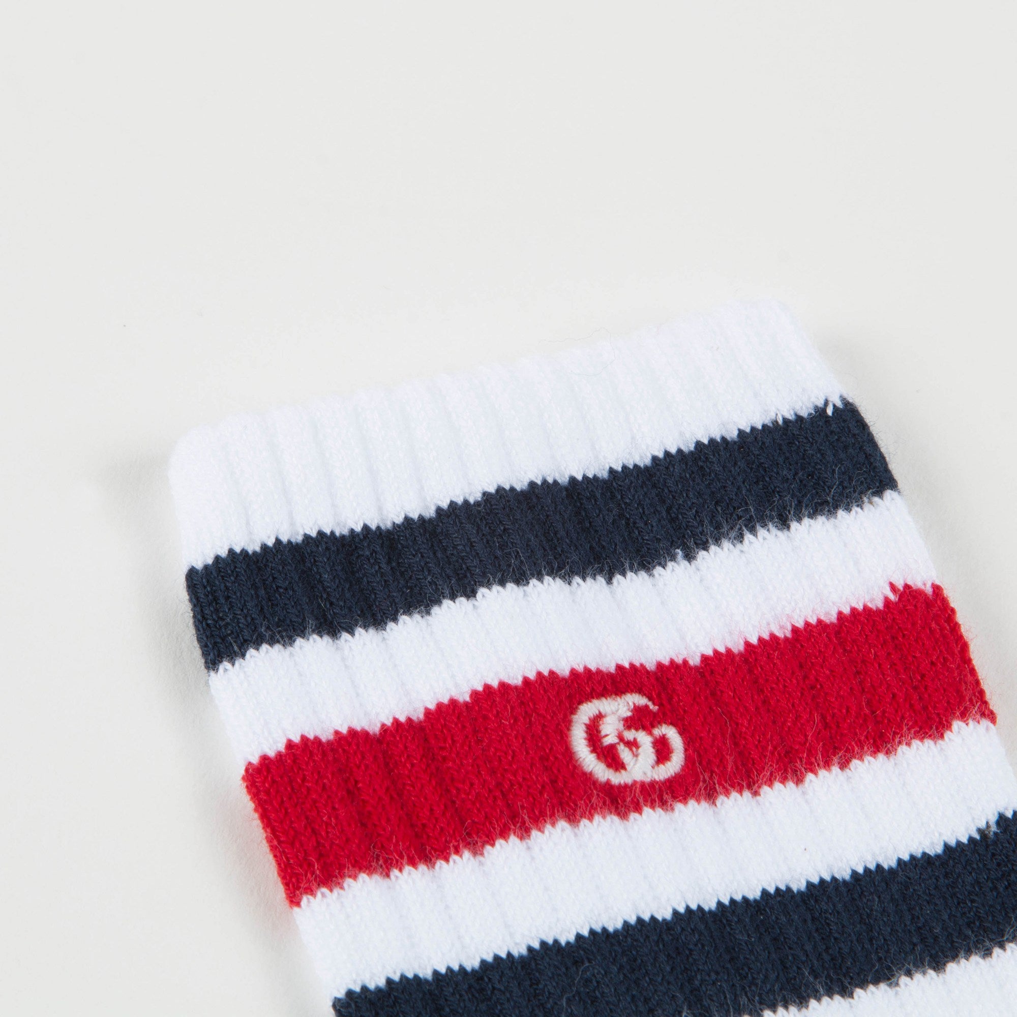 Girls & Boys White & Blue Socks