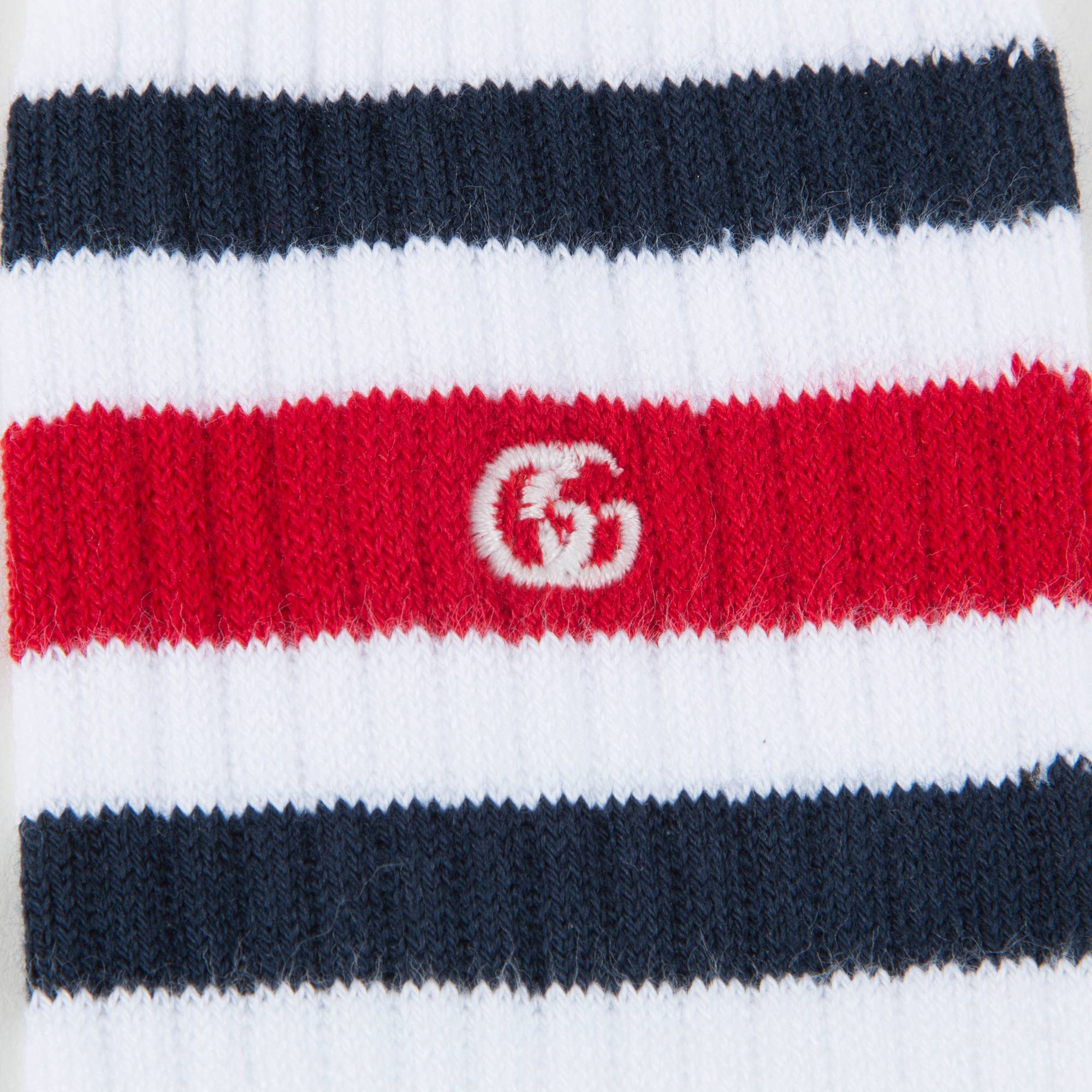 Girls & Boys White & Blue Socks