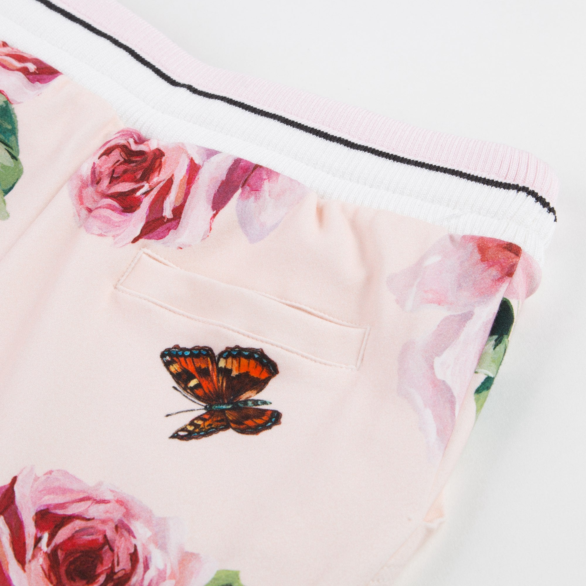 Girls Beige Rose Cotton Trousers（合并到19897）