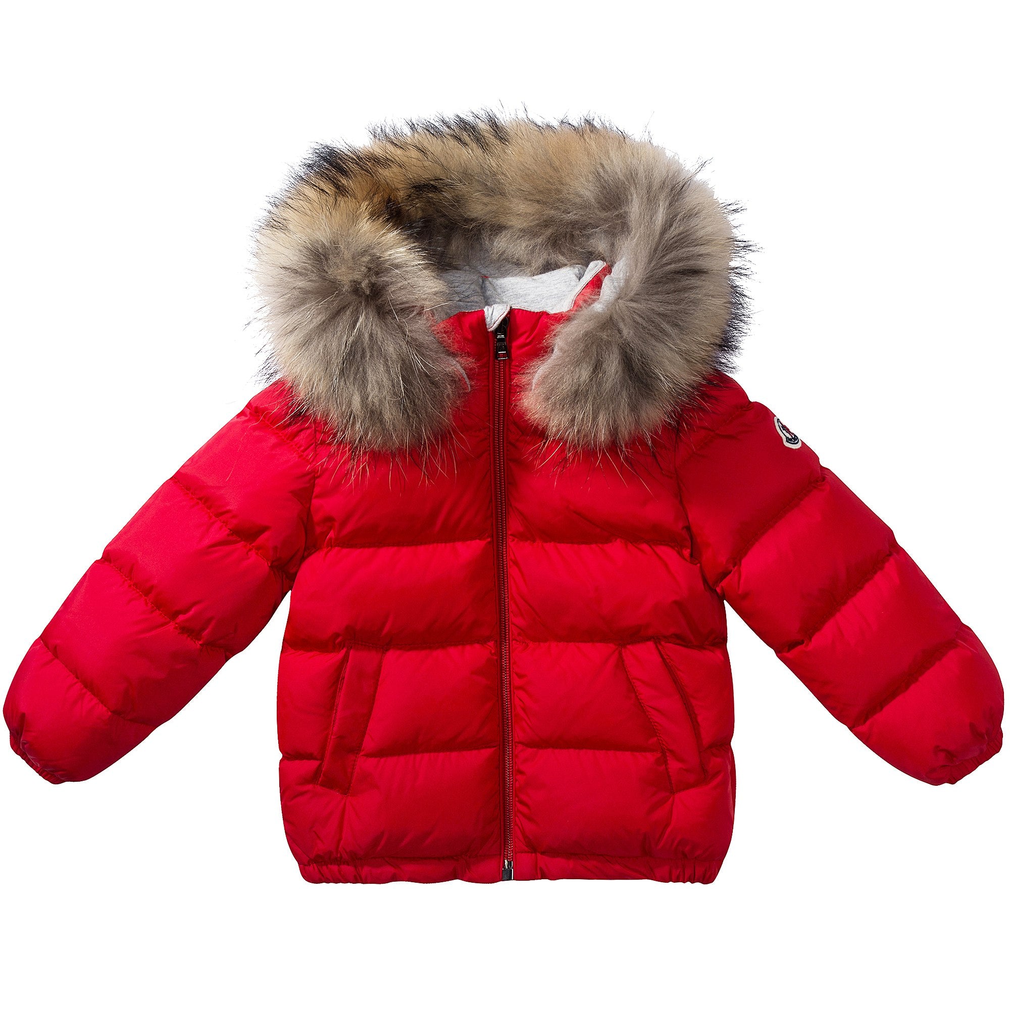 Baby Boys Red  'Bulgare' Padded Down Jacket