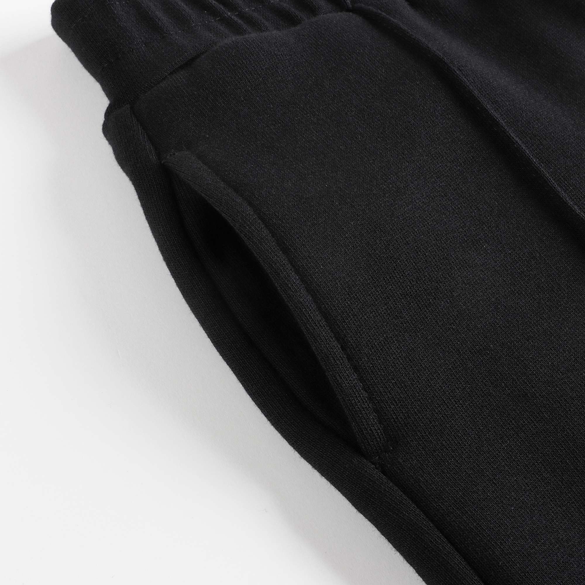 Girls Black Cotton Trousers