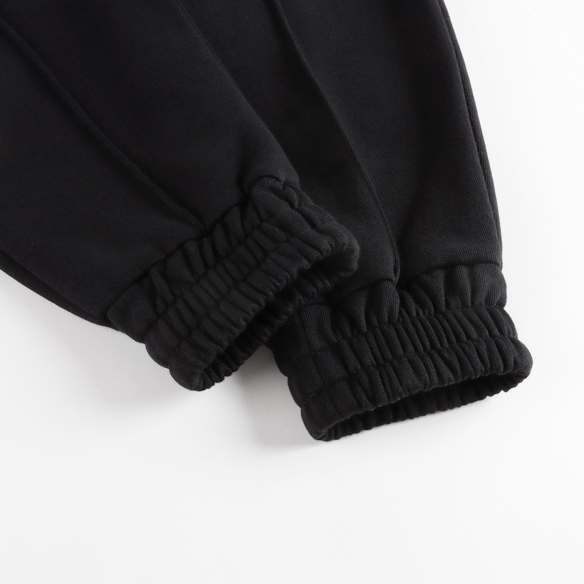 Girls Black Cotton Trousers