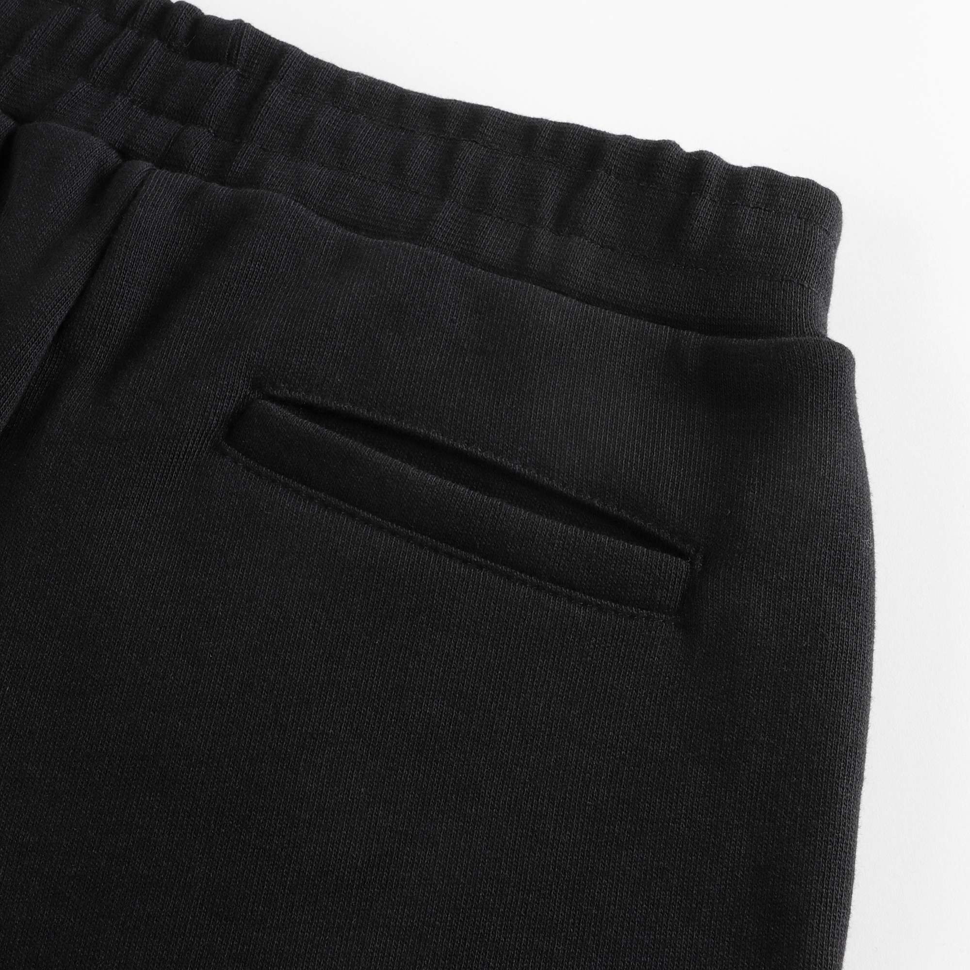 Girls Black Cotton Trousers