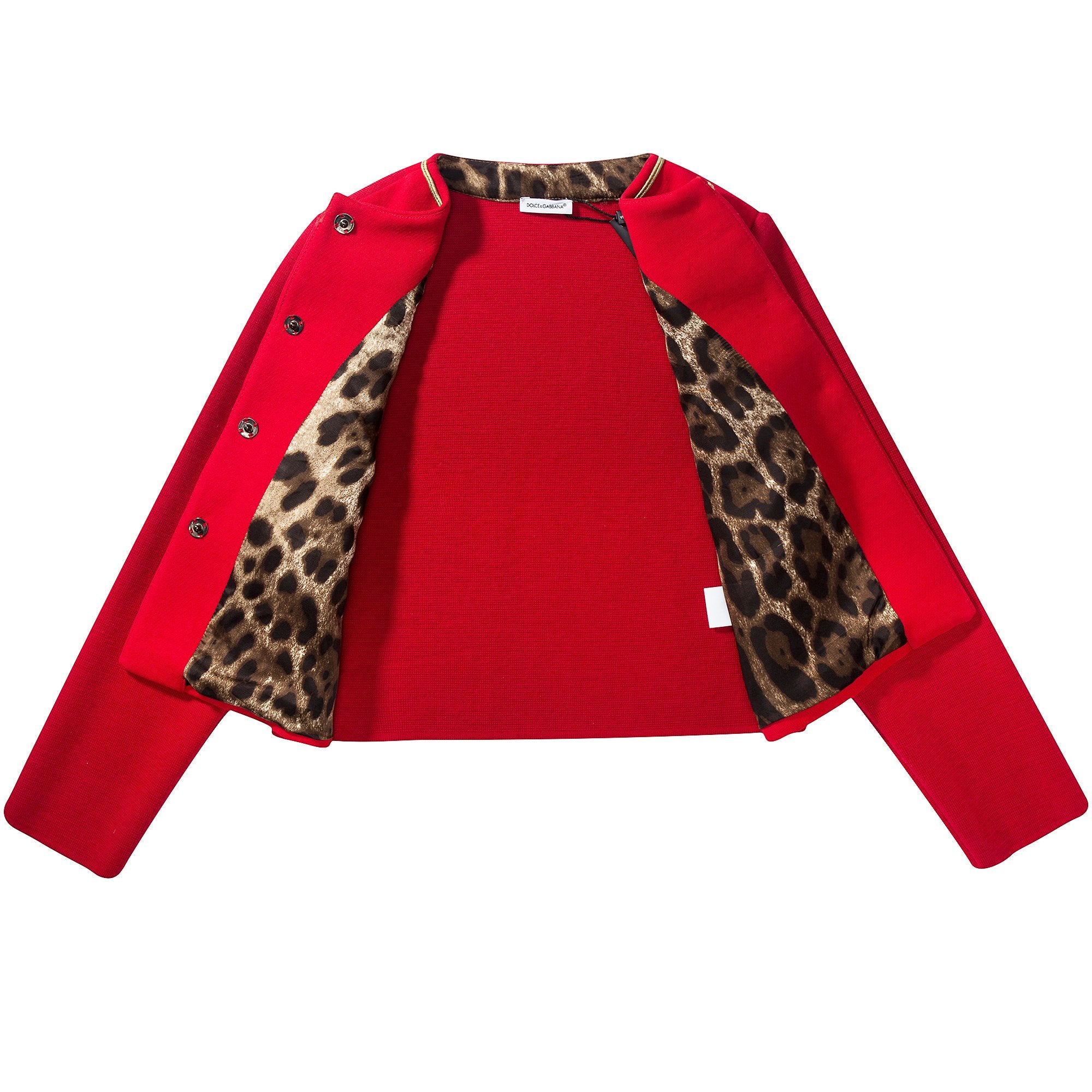 Girls  Red  "Giacca"  Logo  Coat