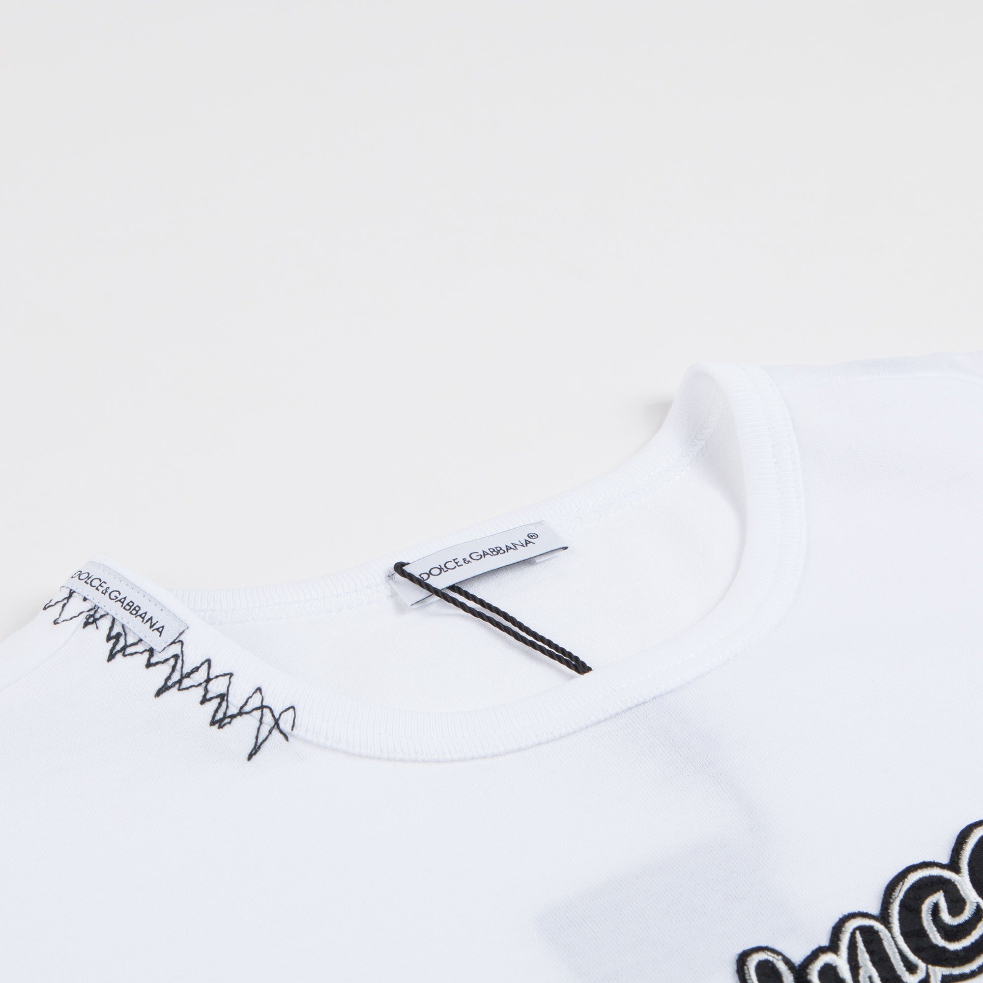 Girls & Boys White Cotton "Pninee" T-shirt