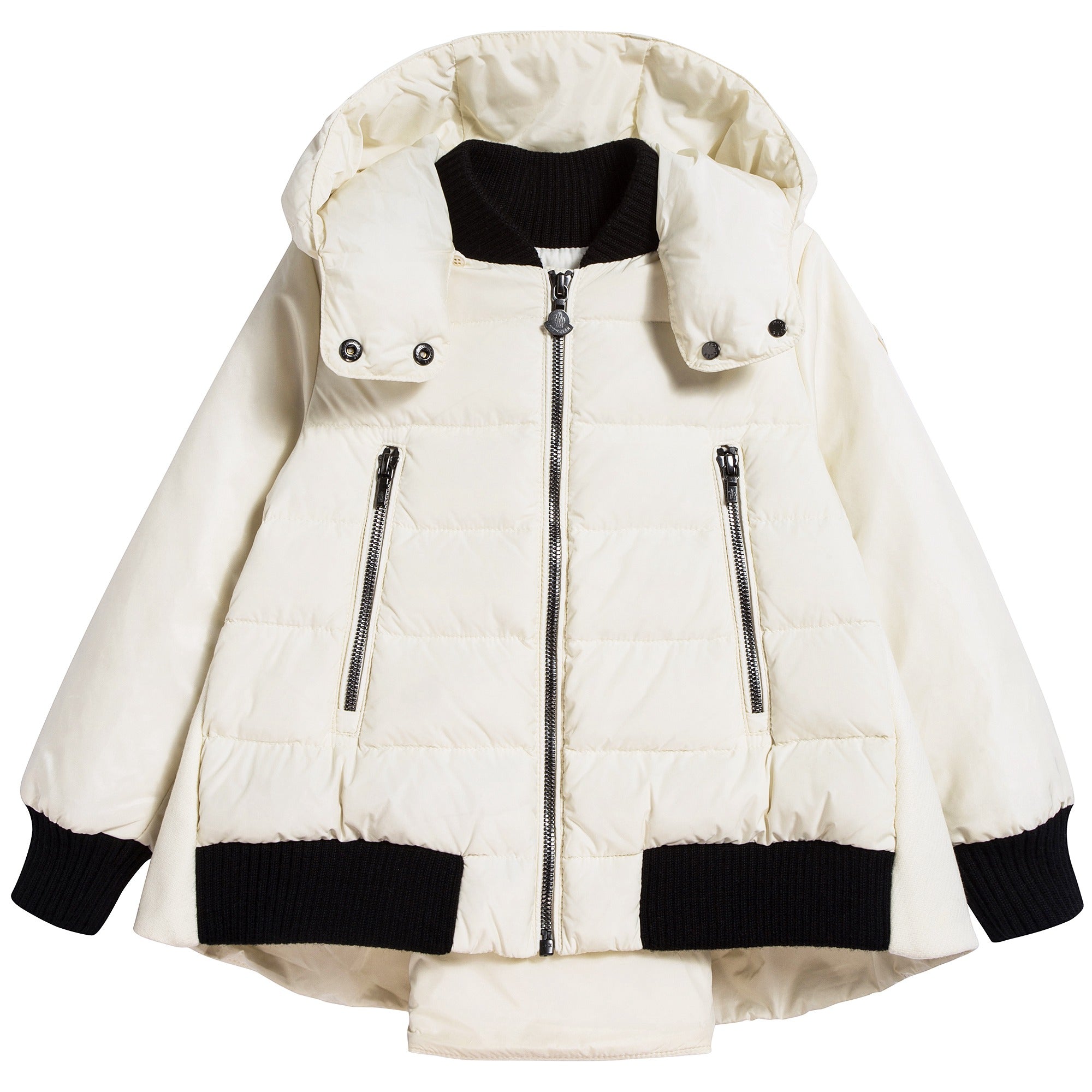 Girls White"MARGOT GIUBBOTTO" Coat