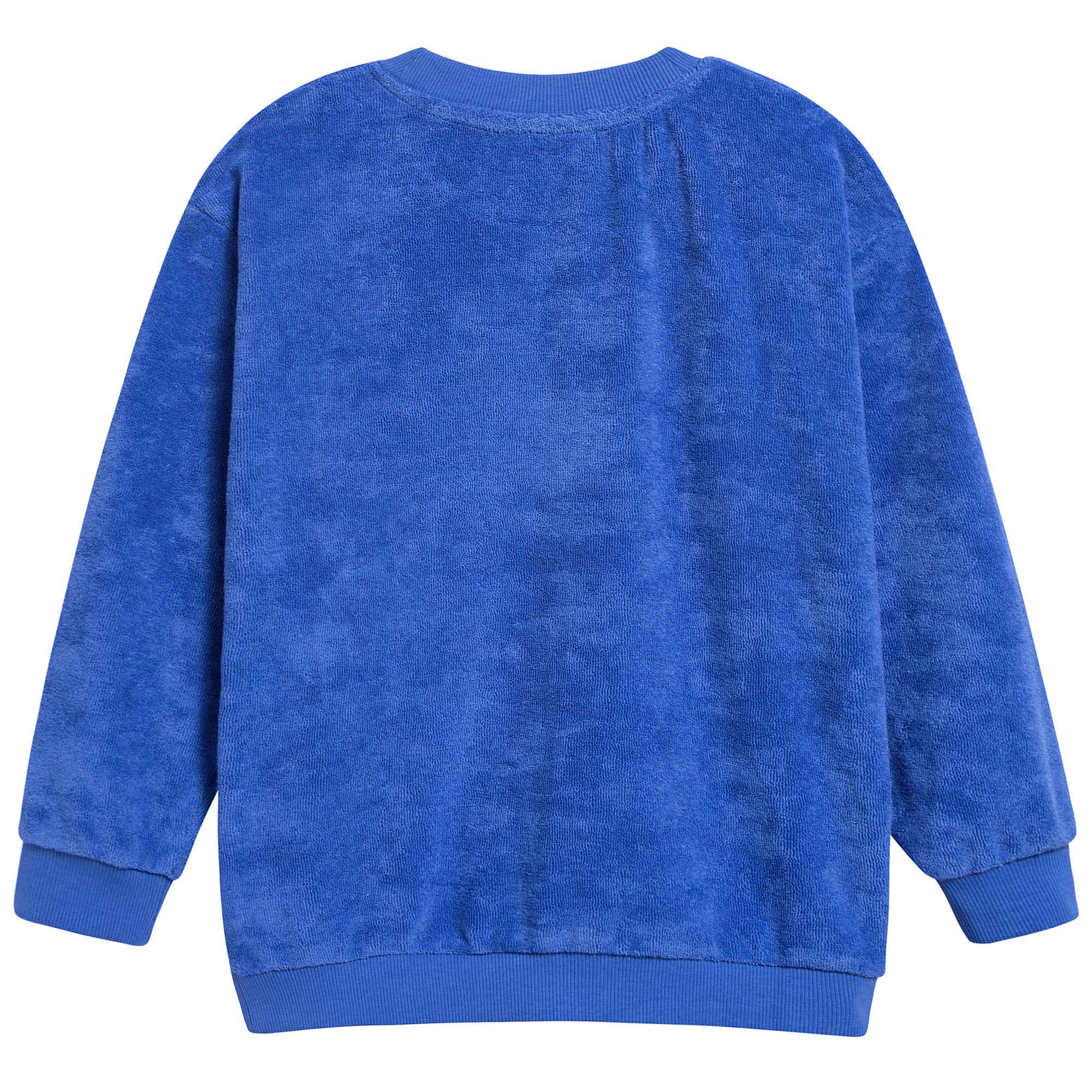 Girls Blue Organic Cotton Sweatshirt